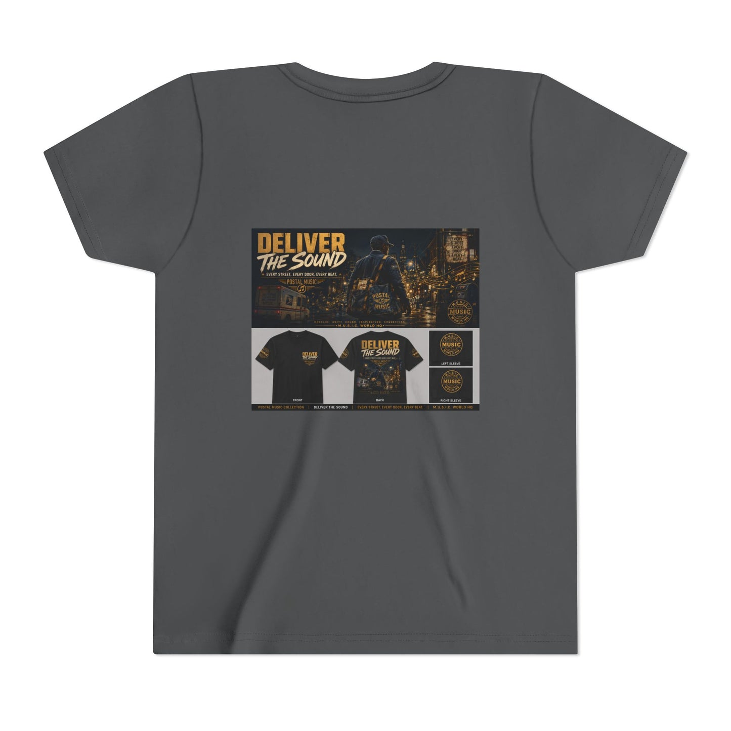 Postal Music — Deliver the Sound — Youth T-Shirt