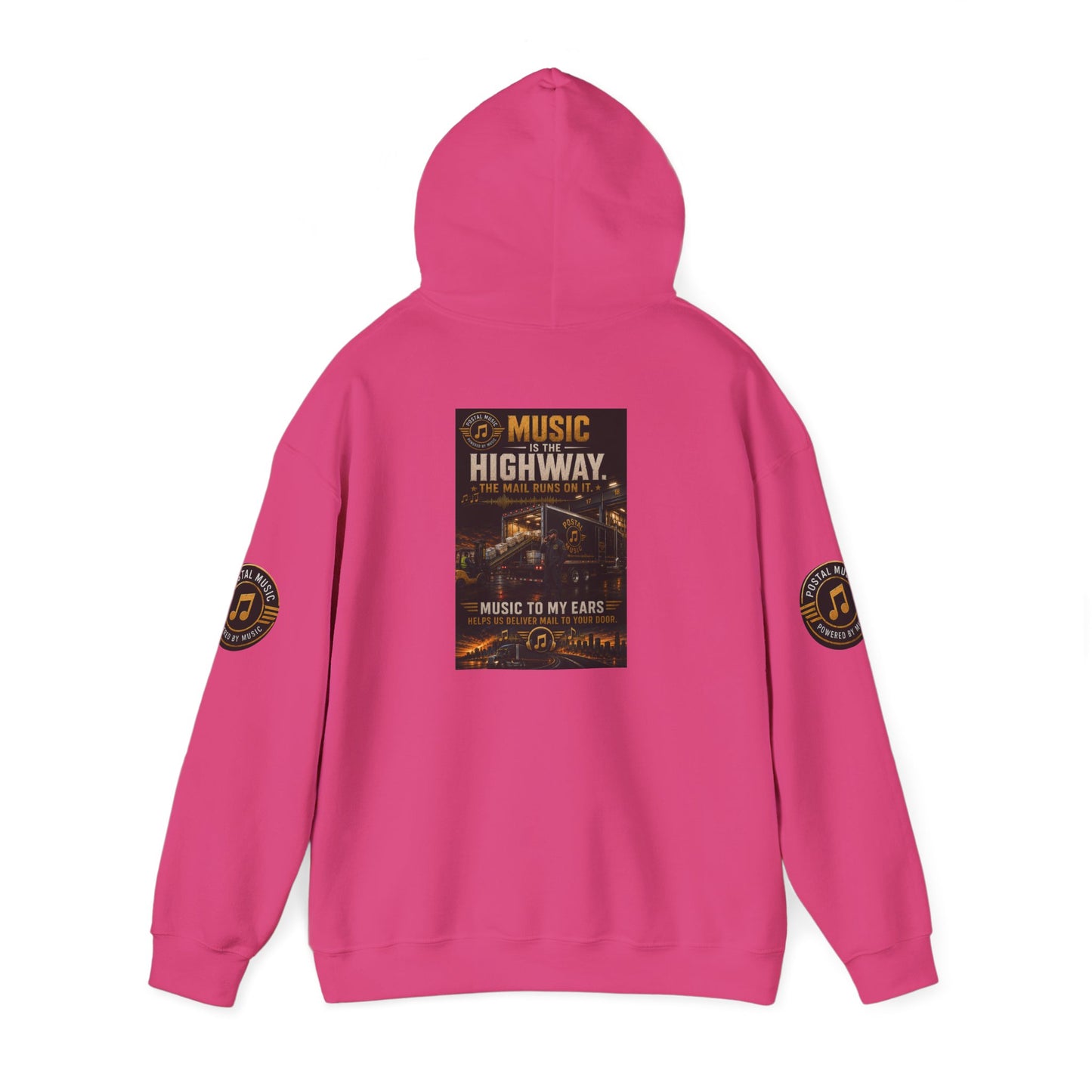 Postal Music — Music Is the Highway — Core Pullover Hoodie