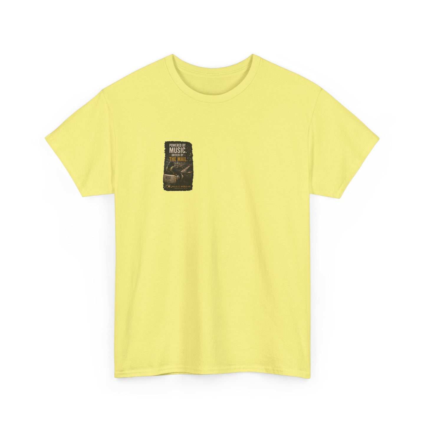 Postal Music - Powered by Music Premium T-Shirt - Colorways B