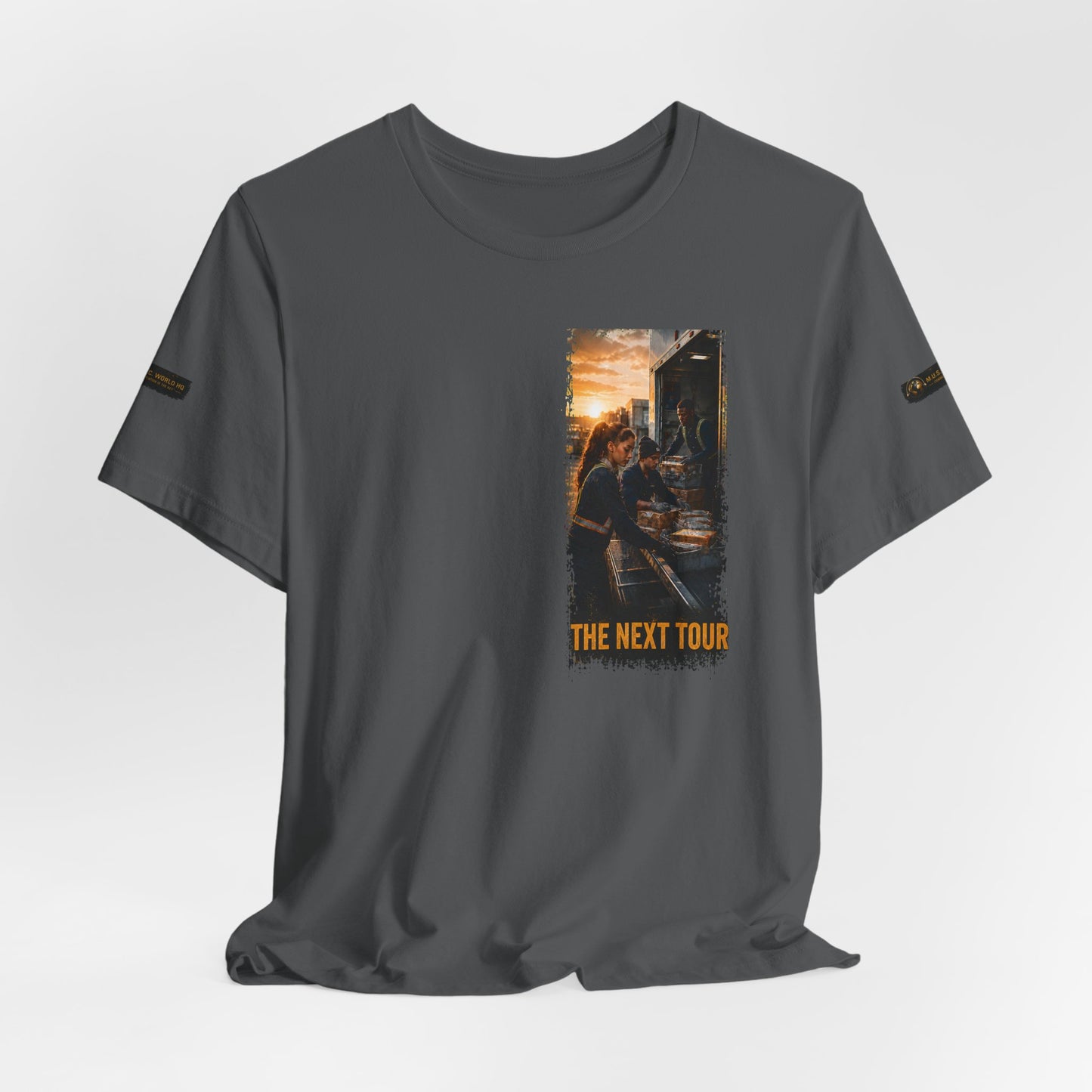 Postal Music - The Next Tour Premium Unisex T-Shirt - Color Group 1 of 11