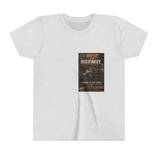 Postal Music — Music Is the Highway — Youth T-Shirt