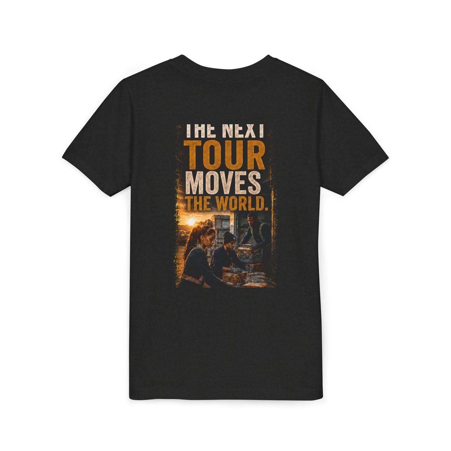 Postal Music — The Next Tour Youth T-Shirt — Color Group 1 of 2