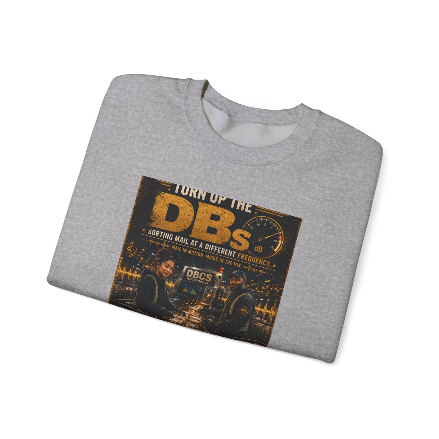 Turn Up the DBs — Men's Crewneck Sweatshirt (Jogger Set Top)