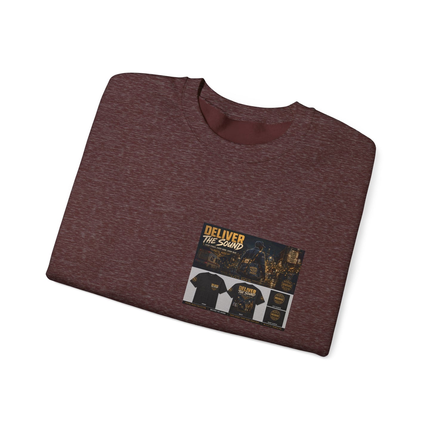 Postal Music — Deliver the Sound — Core Crewneck Sweatshirt