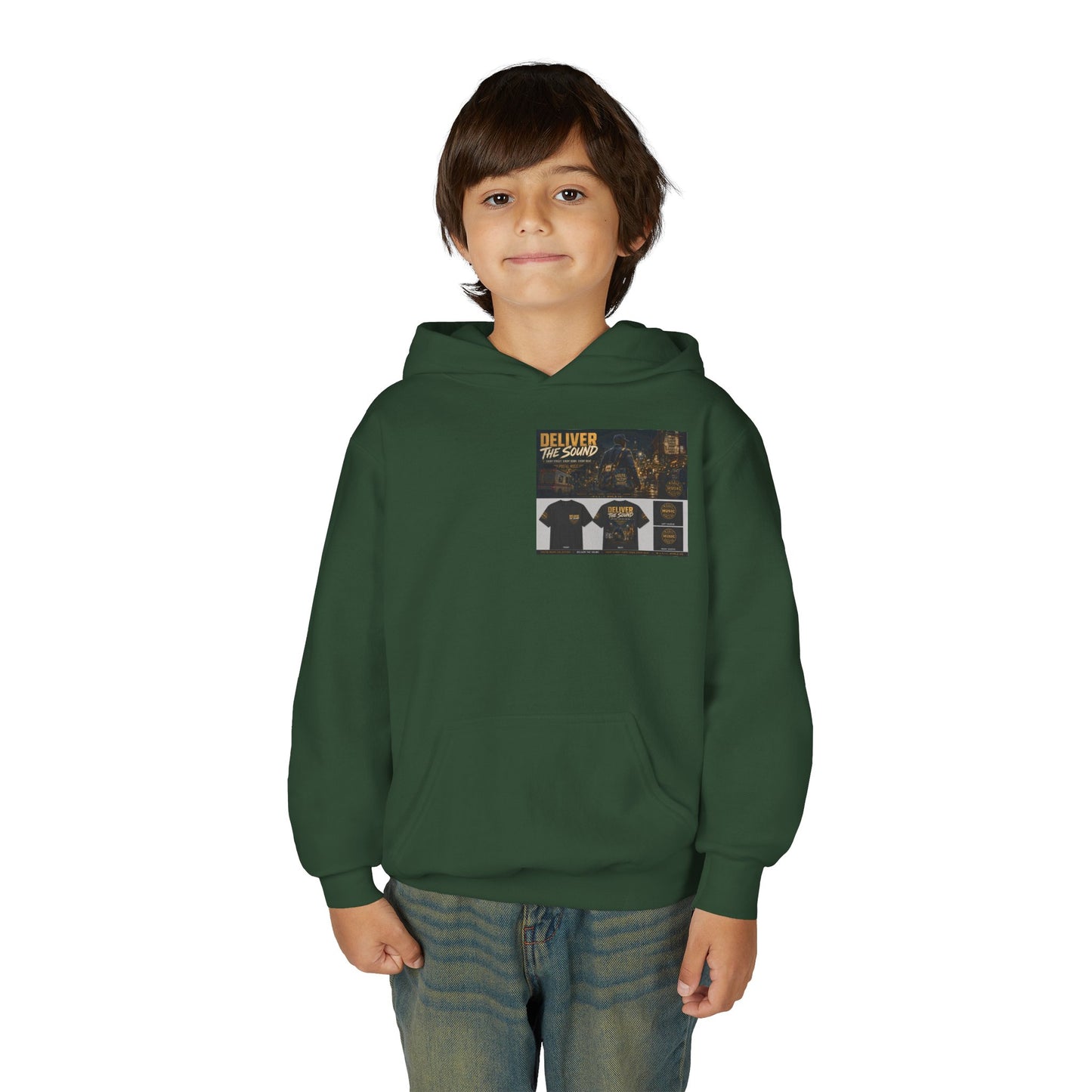 Postal Music — Deliver the Sound — Youth Hoodie