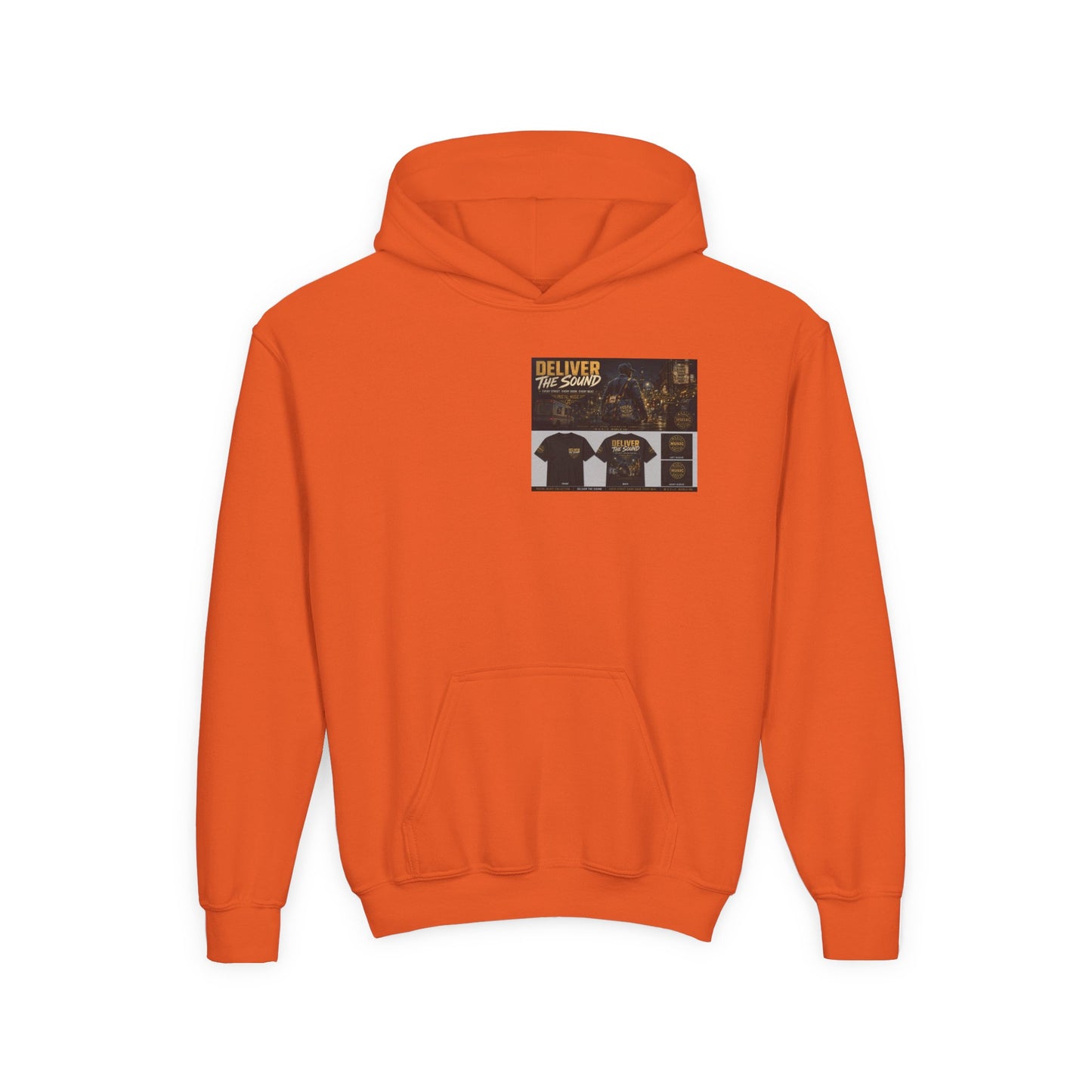 Postal Music — Deliver the Sound — Youth Hoodie