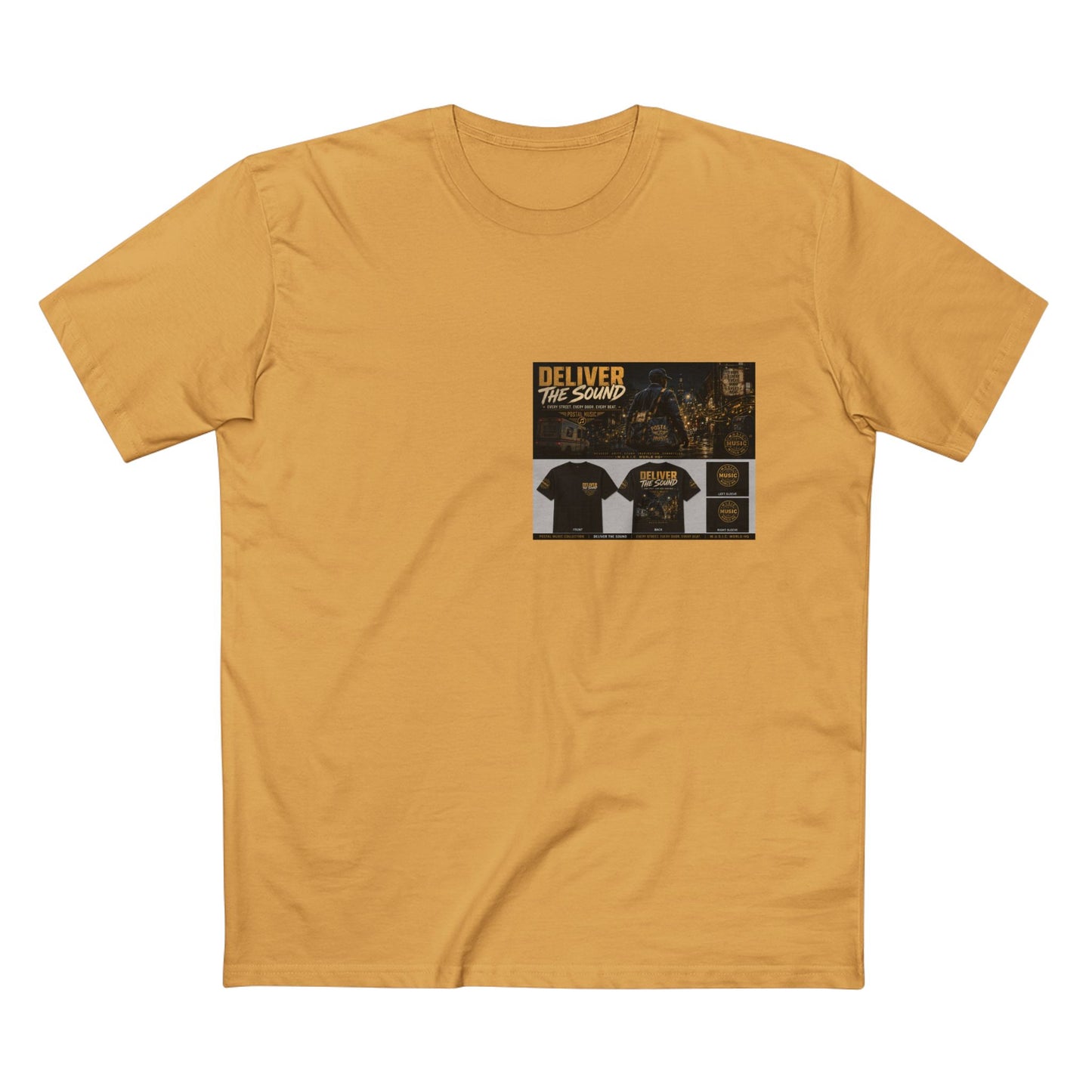 Postal Music — Deliver the Sound — Streetwear T-Shirt
