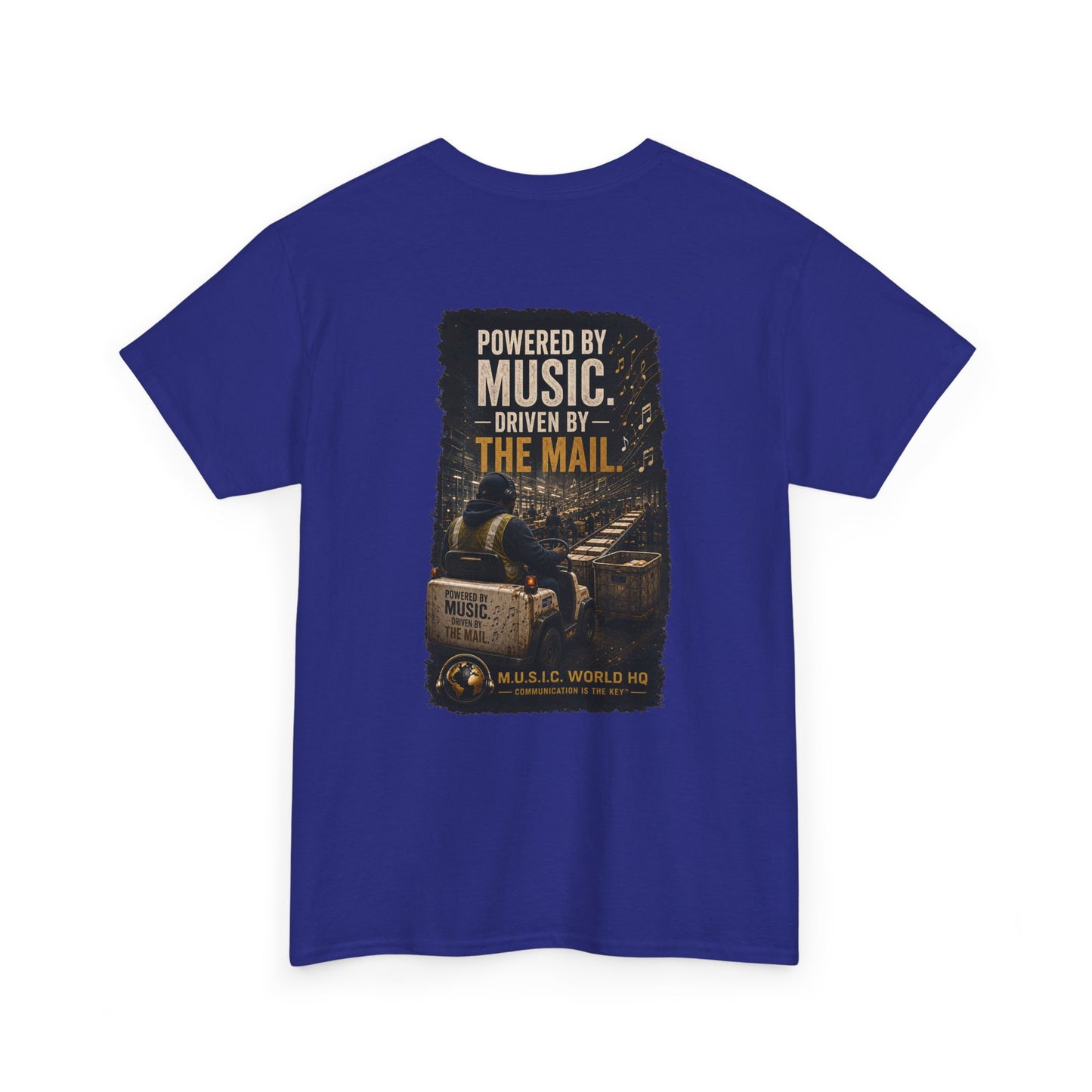Postal Music - Powered by Music Premium T-Shirt - Colorways B