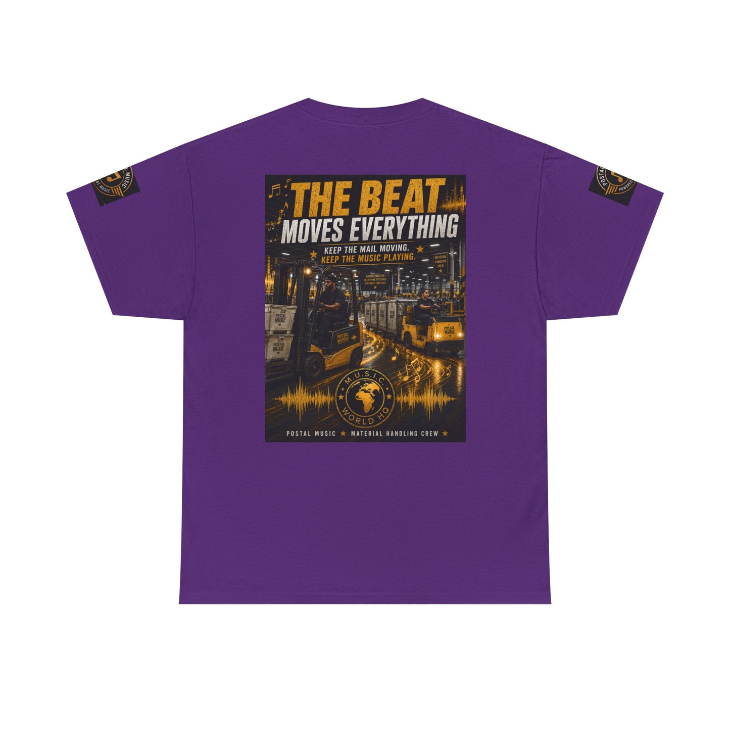 The Beat Moves Everything — Men's T-Shirt | Postal Music
