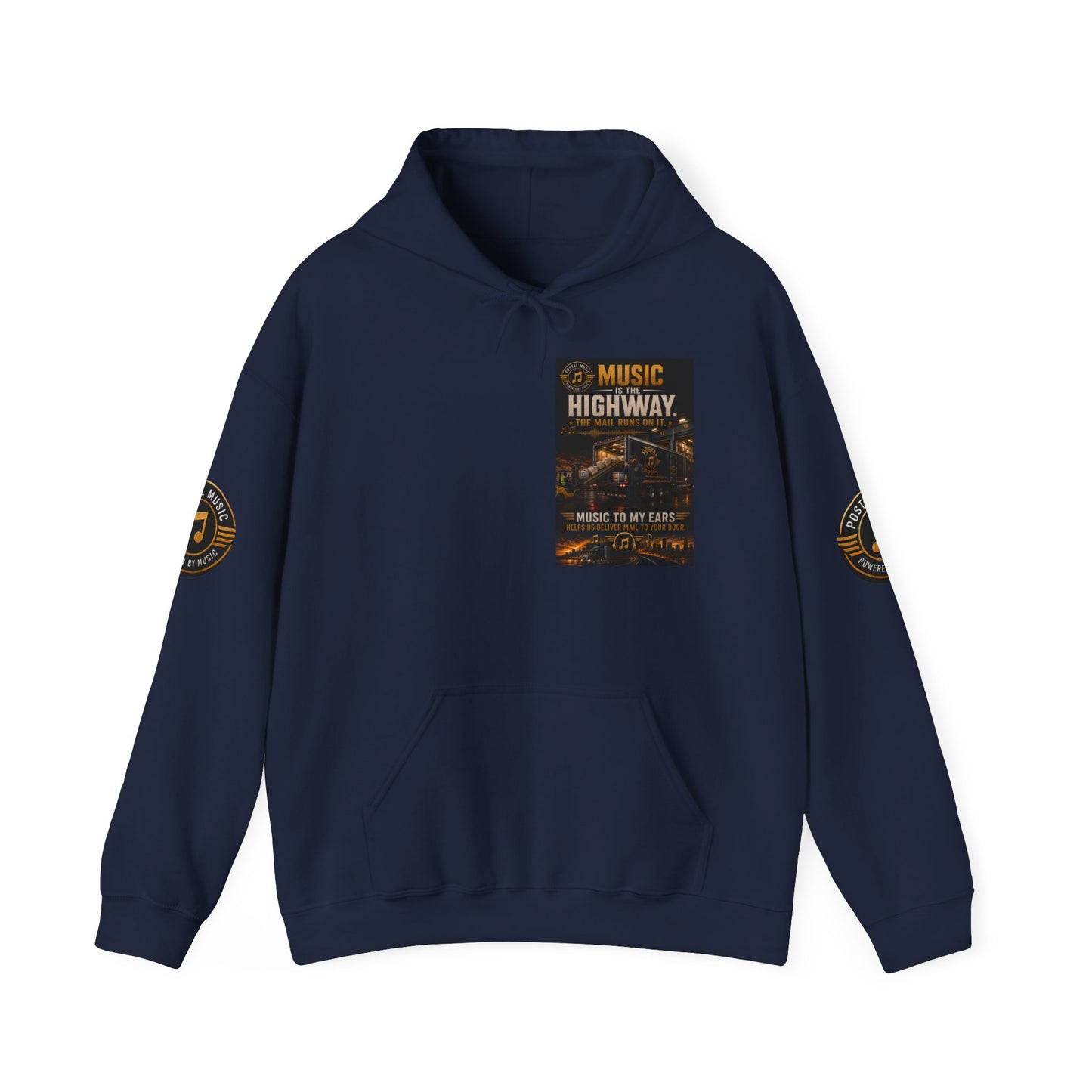 Postal Music — Music Is the Highway — Core Pullover Hoodie