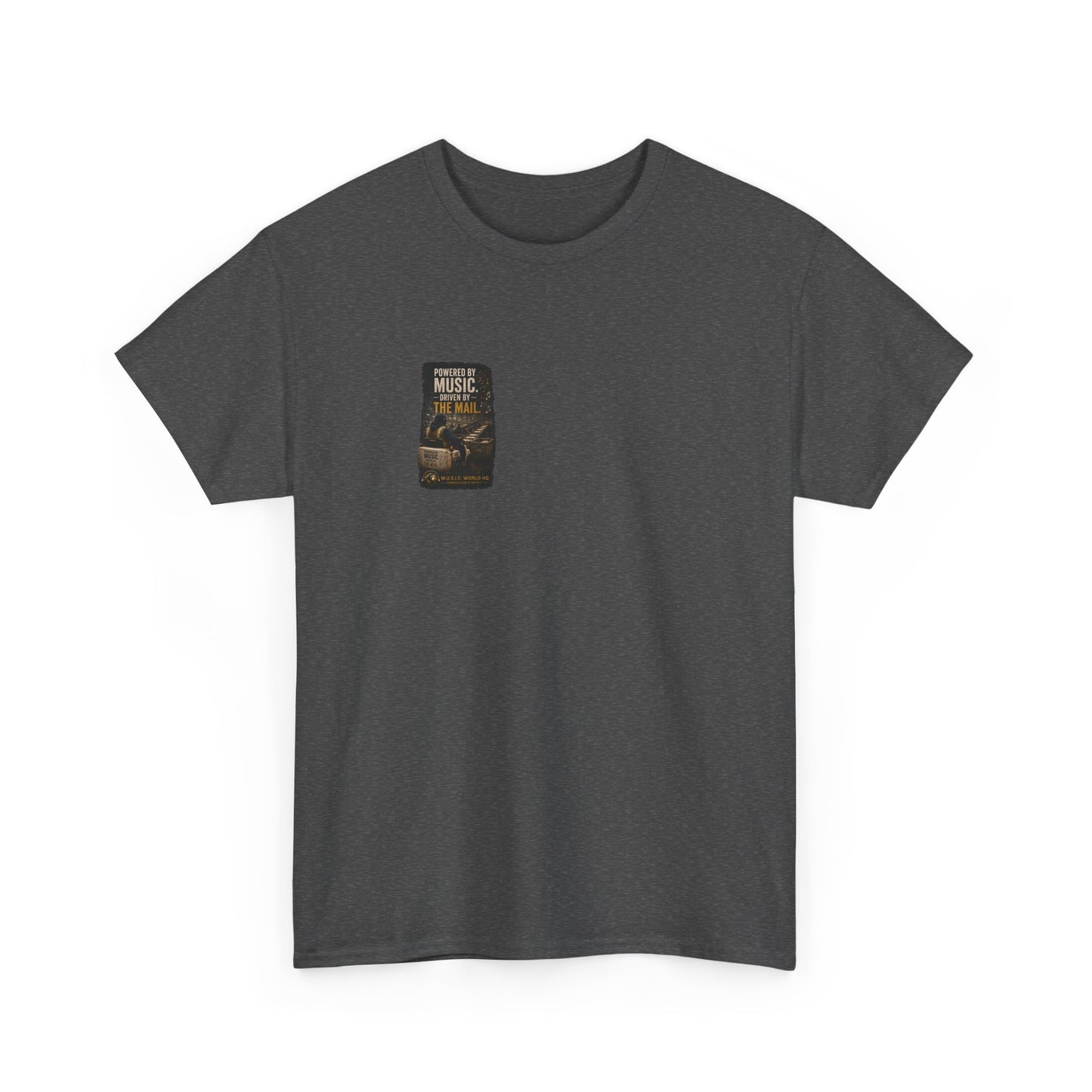 Postal Music - Powered by Music Premium T-Shirt - Colorways B