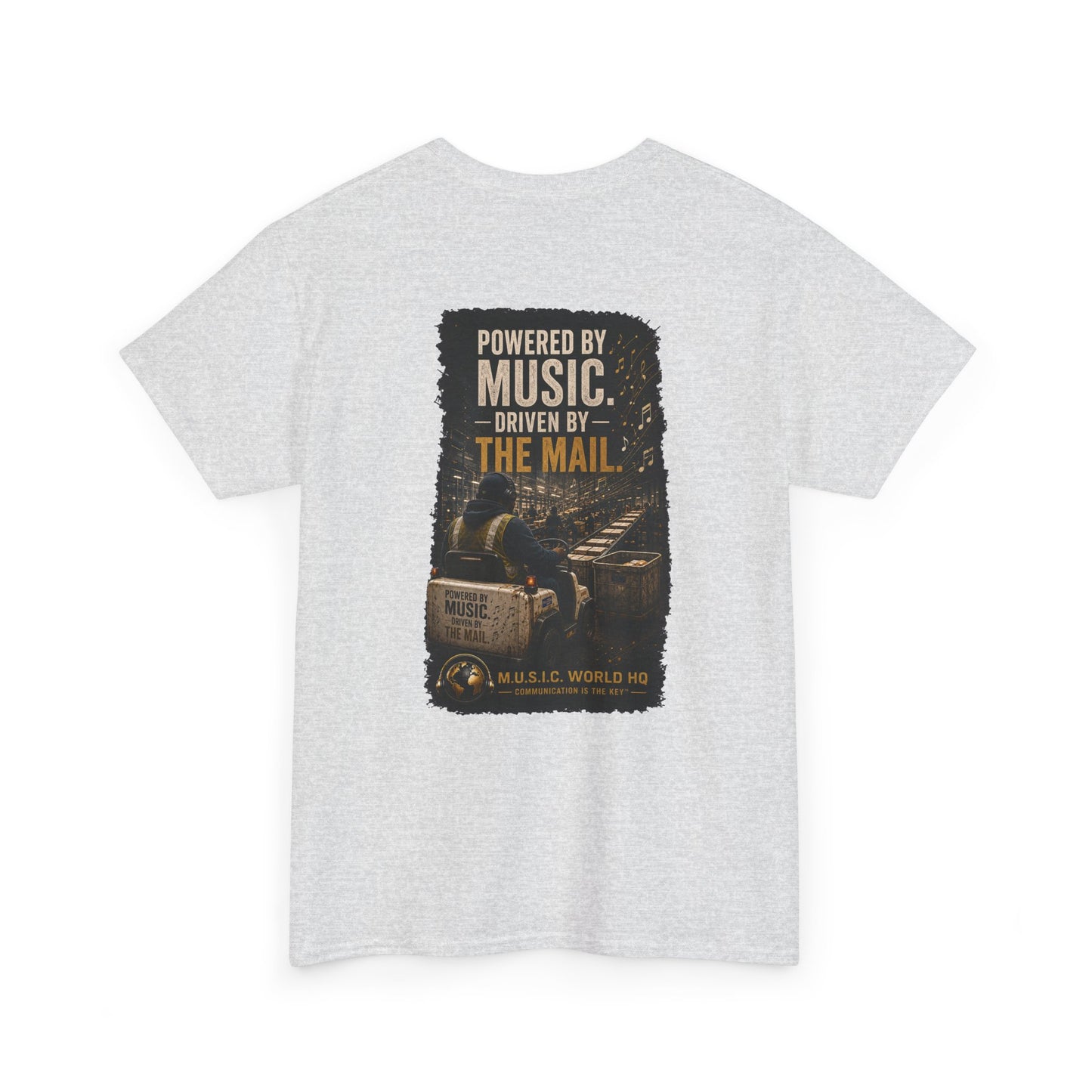 Postal Music - Powered by Music Premium T-Shirt - Colorways A