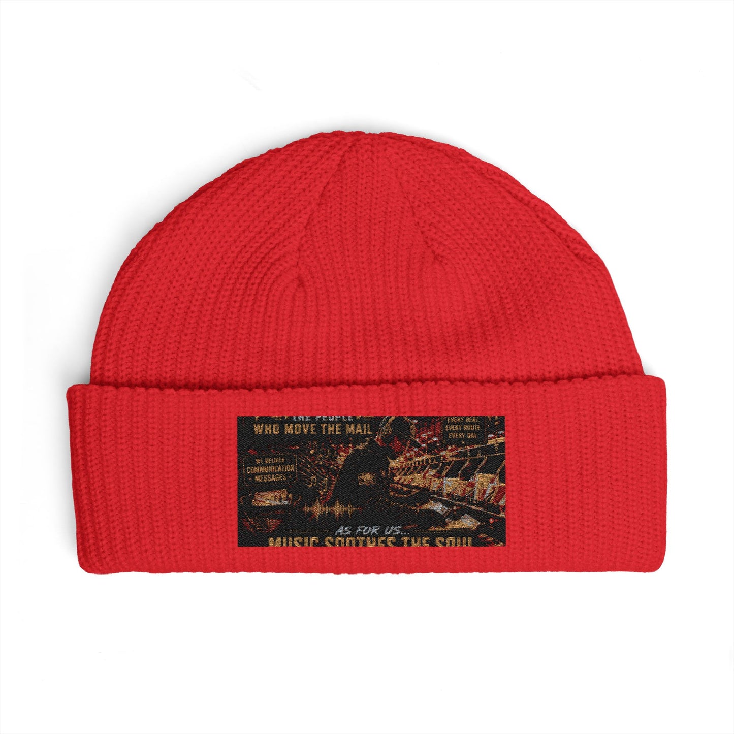 Postal Music — Music Powers the People — Knit Beanie