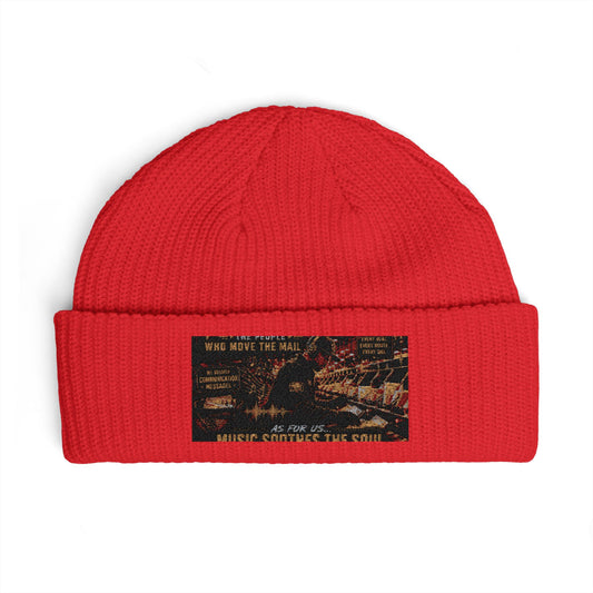 Postal Music — Music Powers the People — Knit Beanie