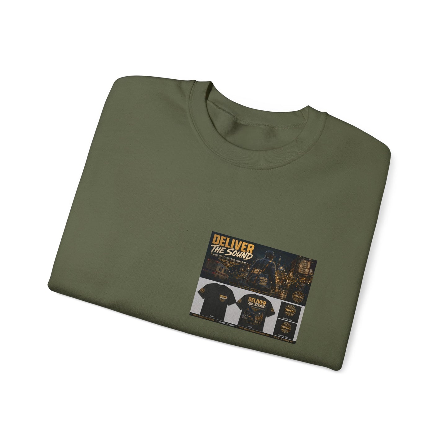 Postal Music — Deliver the Sound — Core Crewneck Sweatshirt