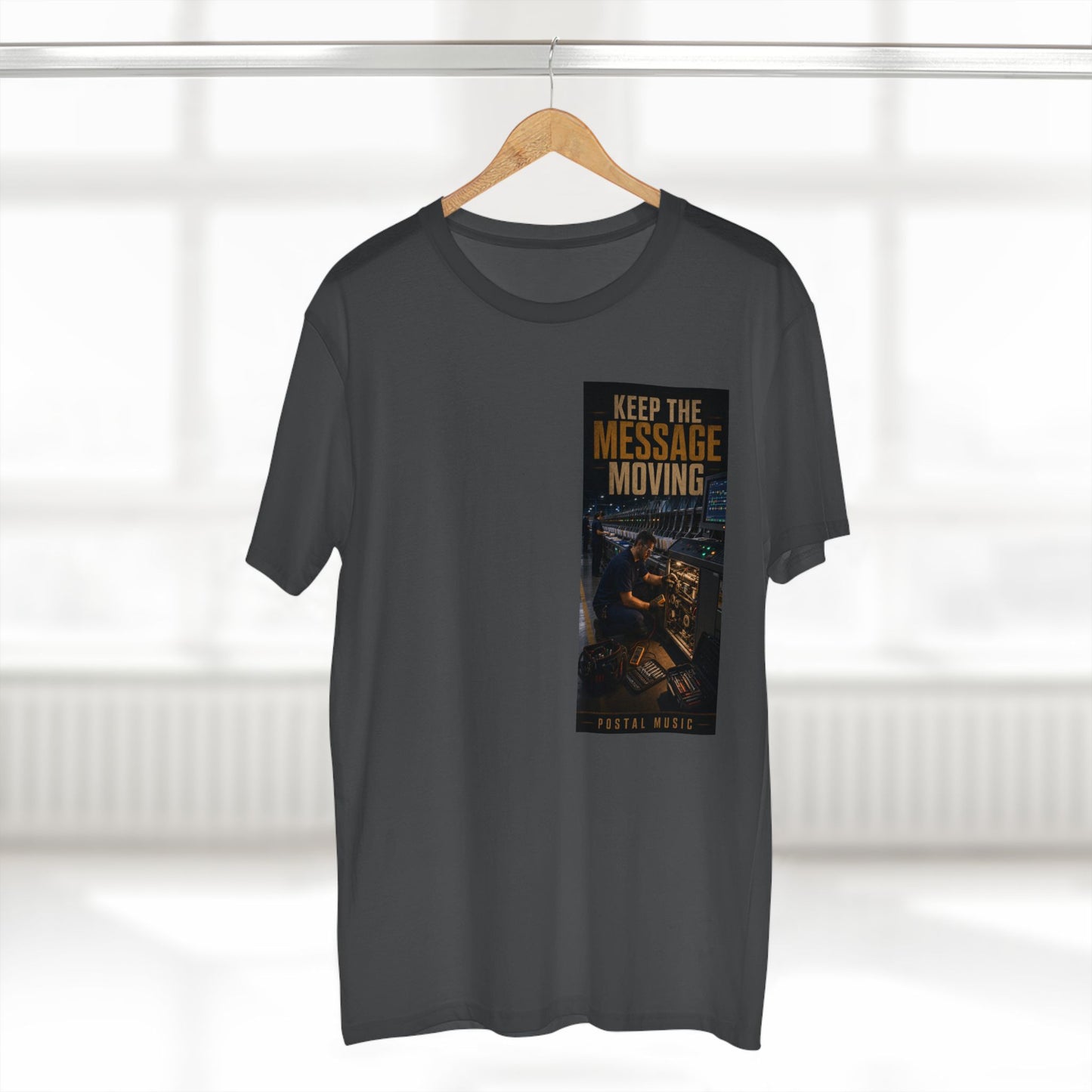 Postal Music — Keep the Message Moving — Streetwear T-Shirt