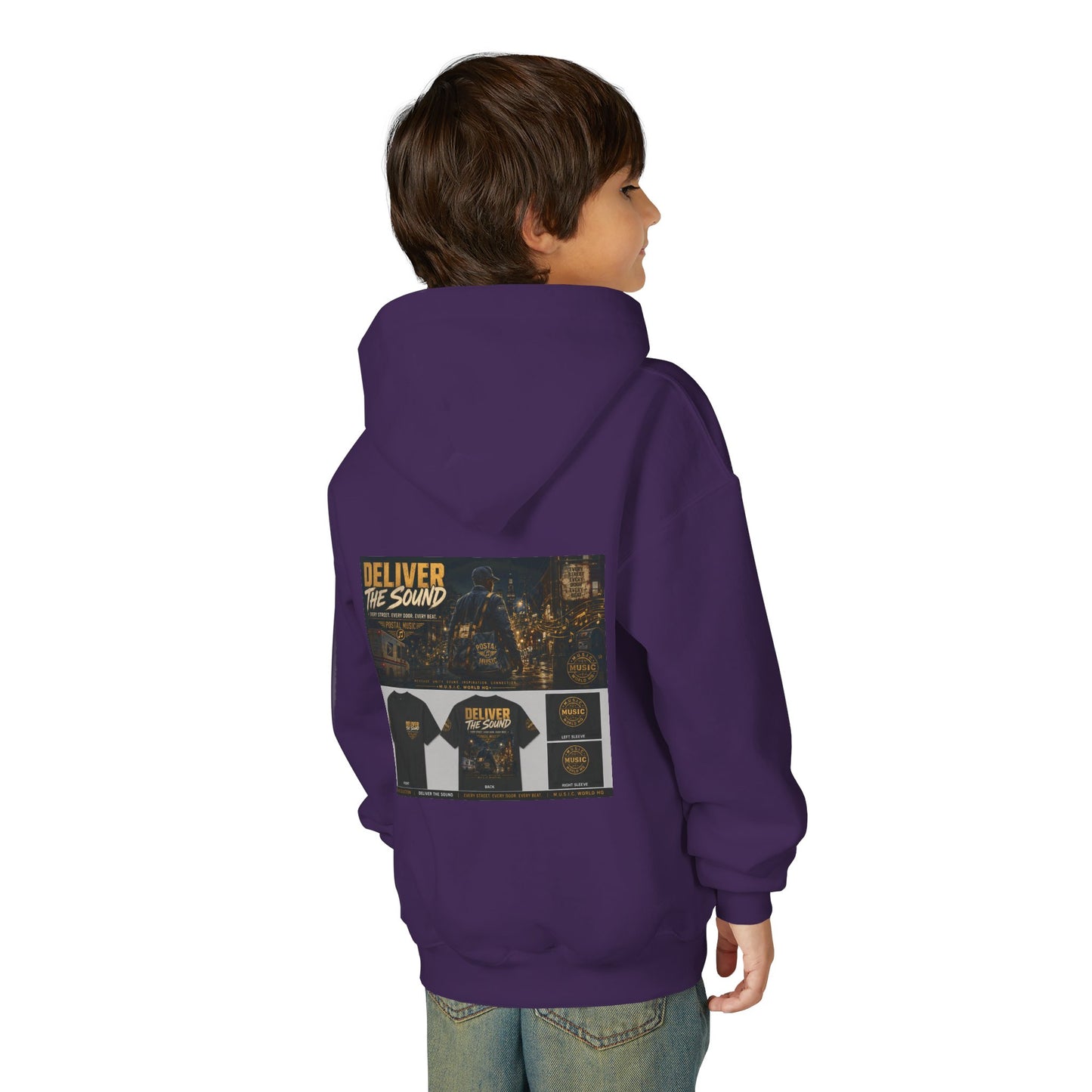 Postal Music — Deliver the Sound — Youth Hoodie