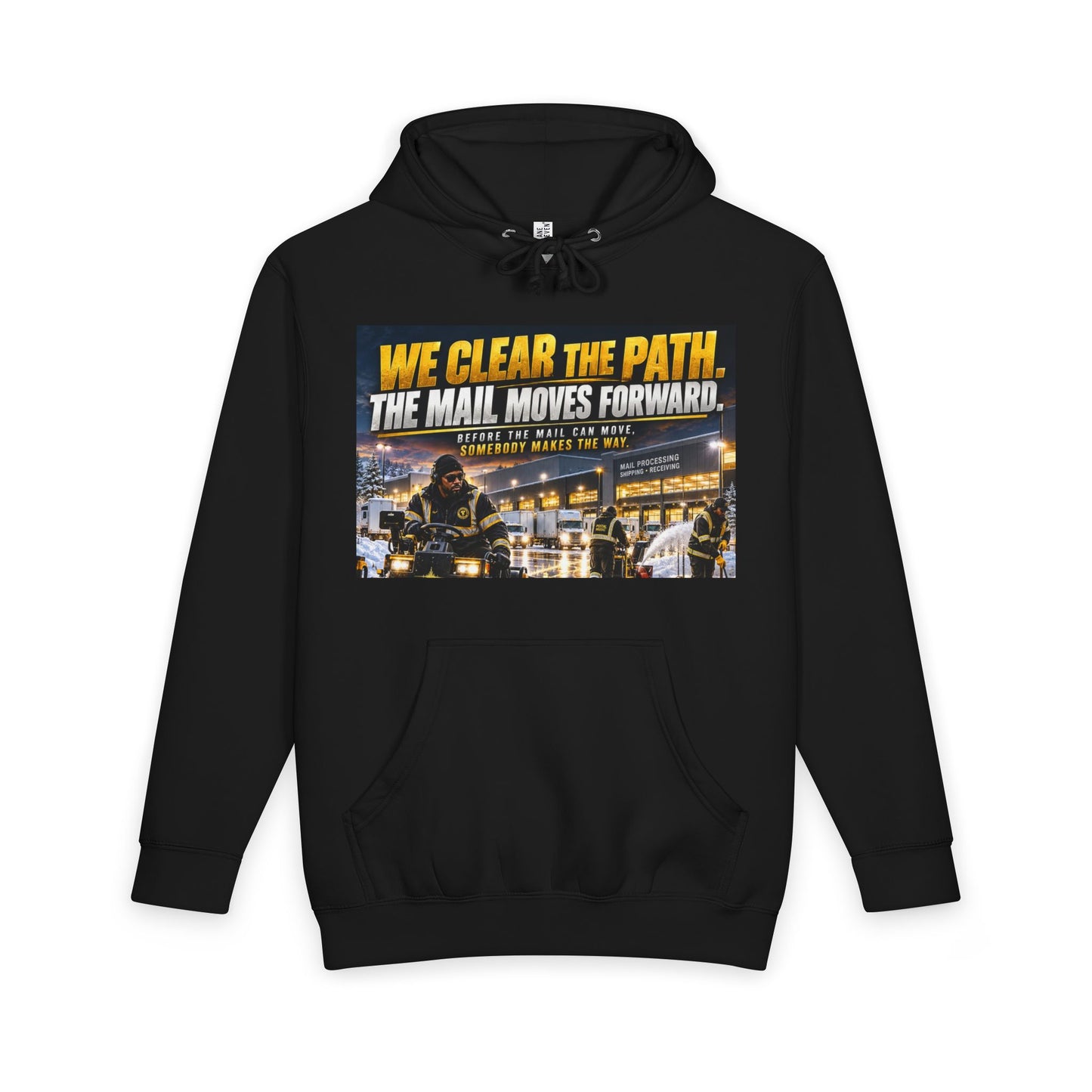 Postal Music - We Clear the Path - Men's Heavyweight Hoodie