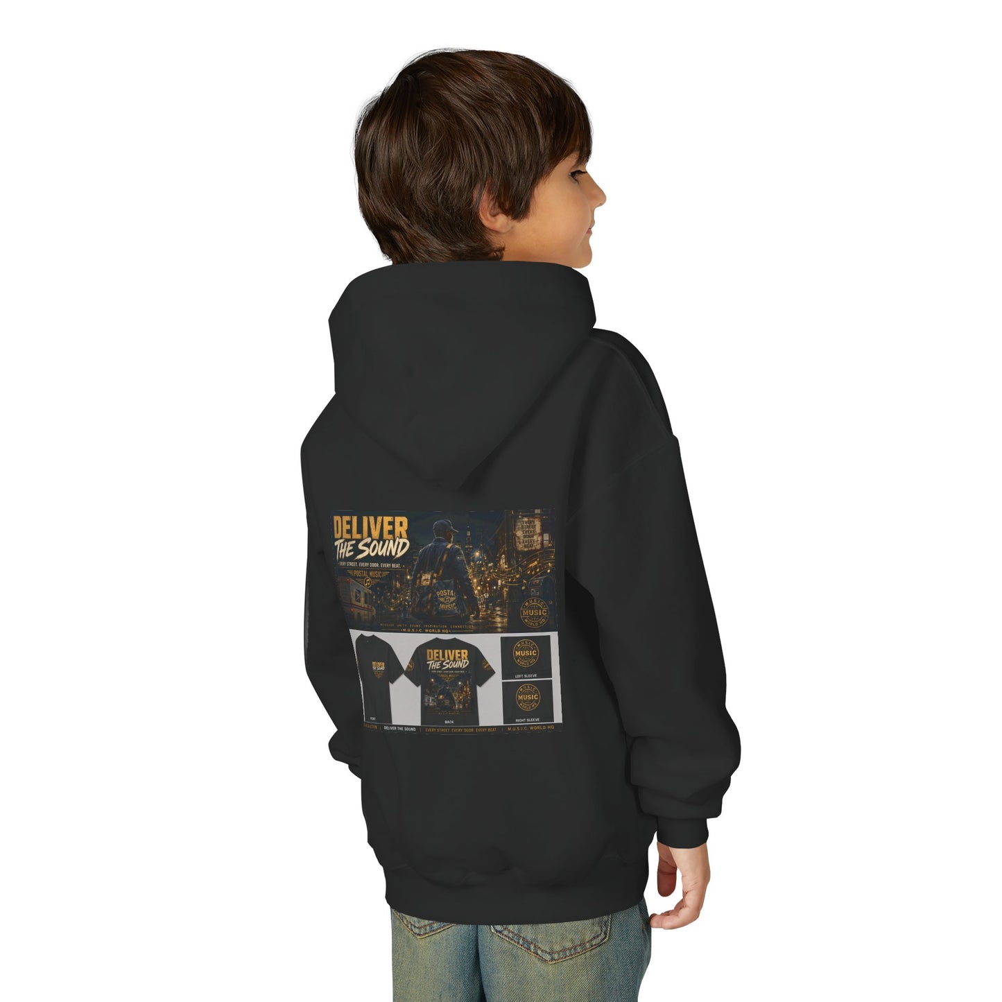 Postal Music — Deliver the Sound — Youth Hoodie