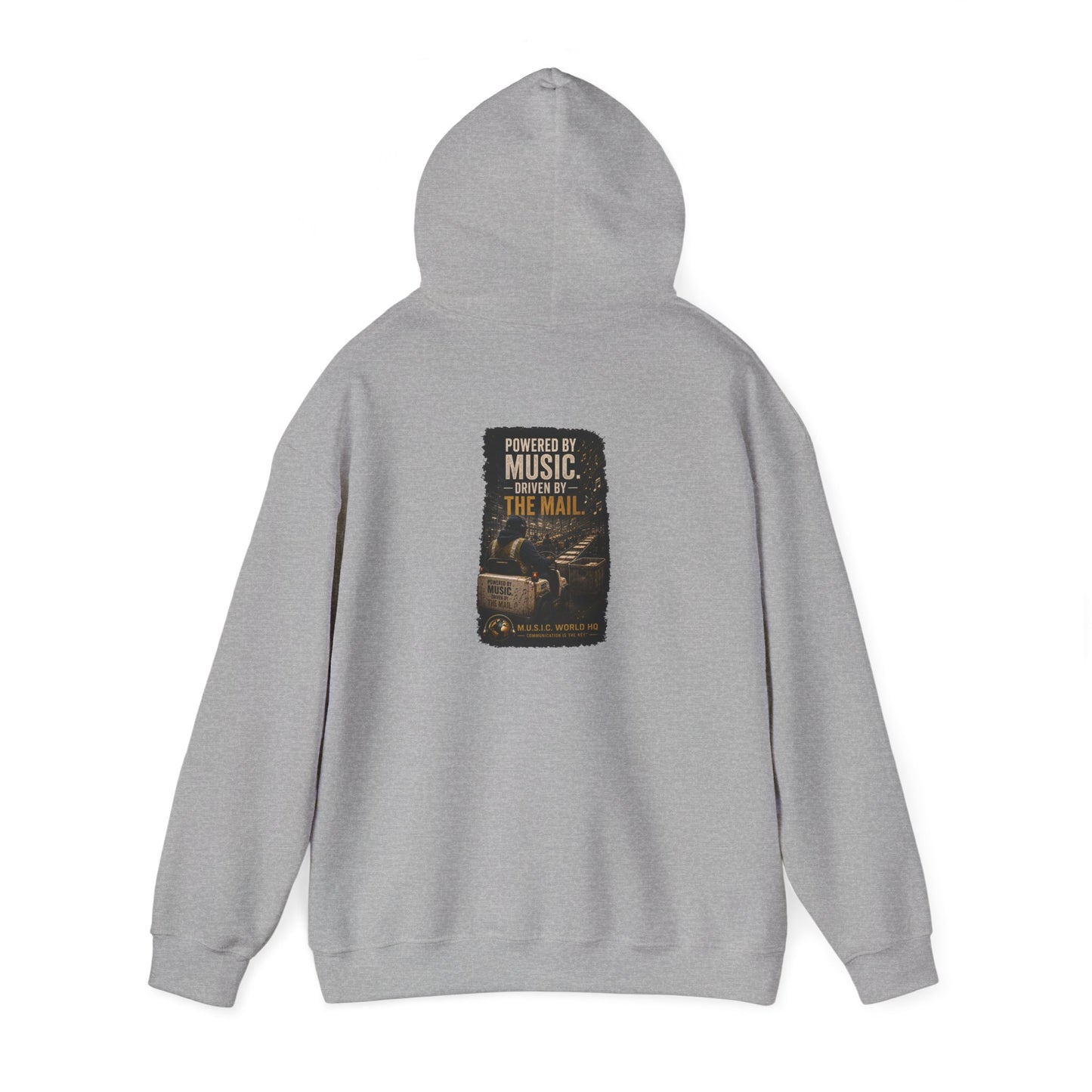 Postal Music - Powered by Music Hoodie - Colorways C