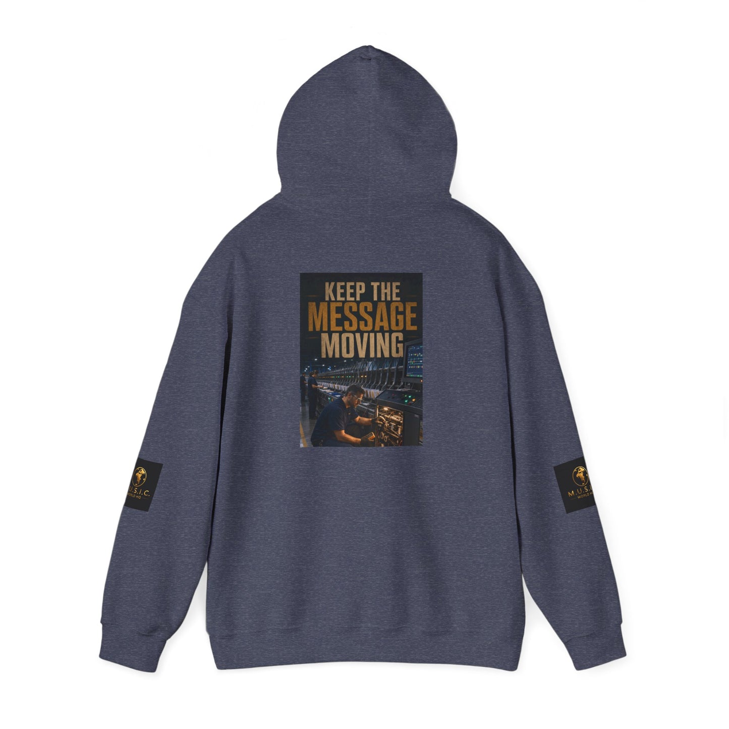 Postal Music — Keep the Message Moving — Core Pullover Hoodie