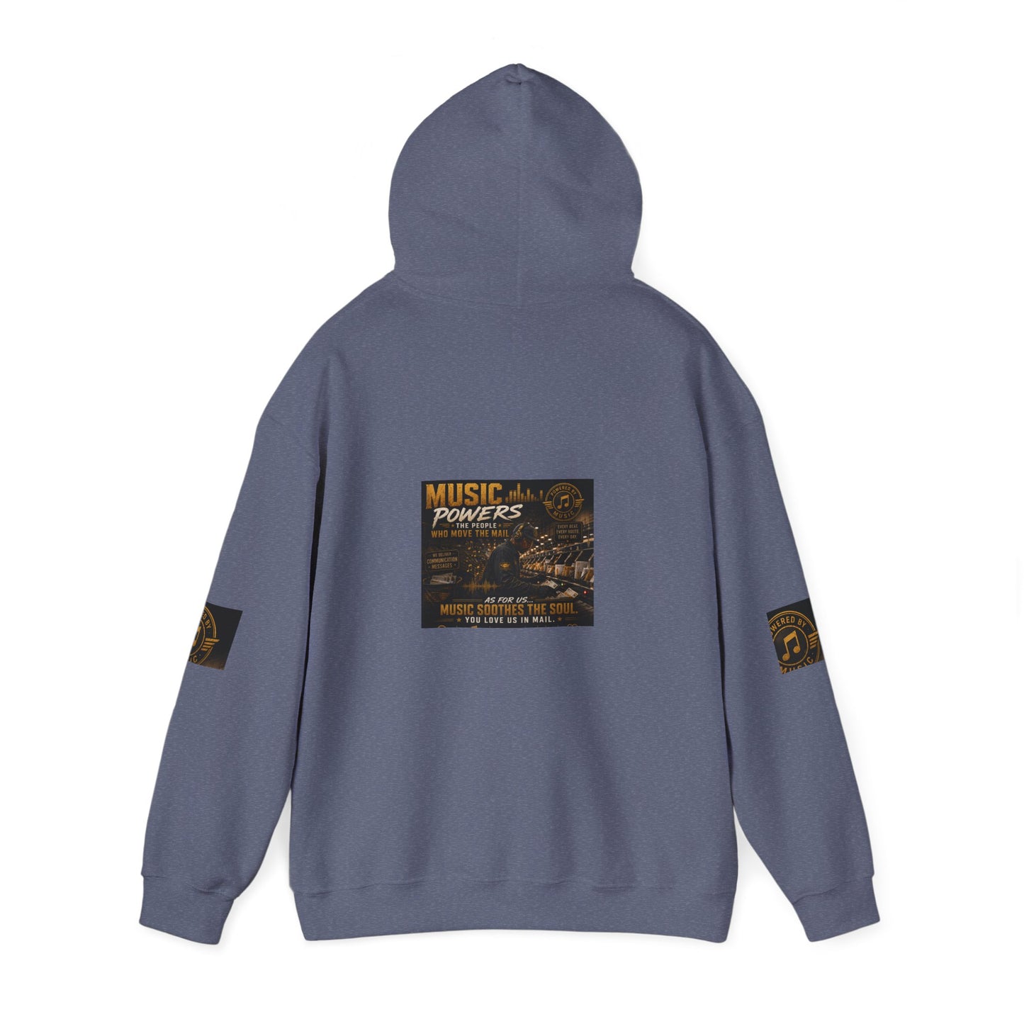 Postal Music — Music Powers the People — Core Pullover Hoodie