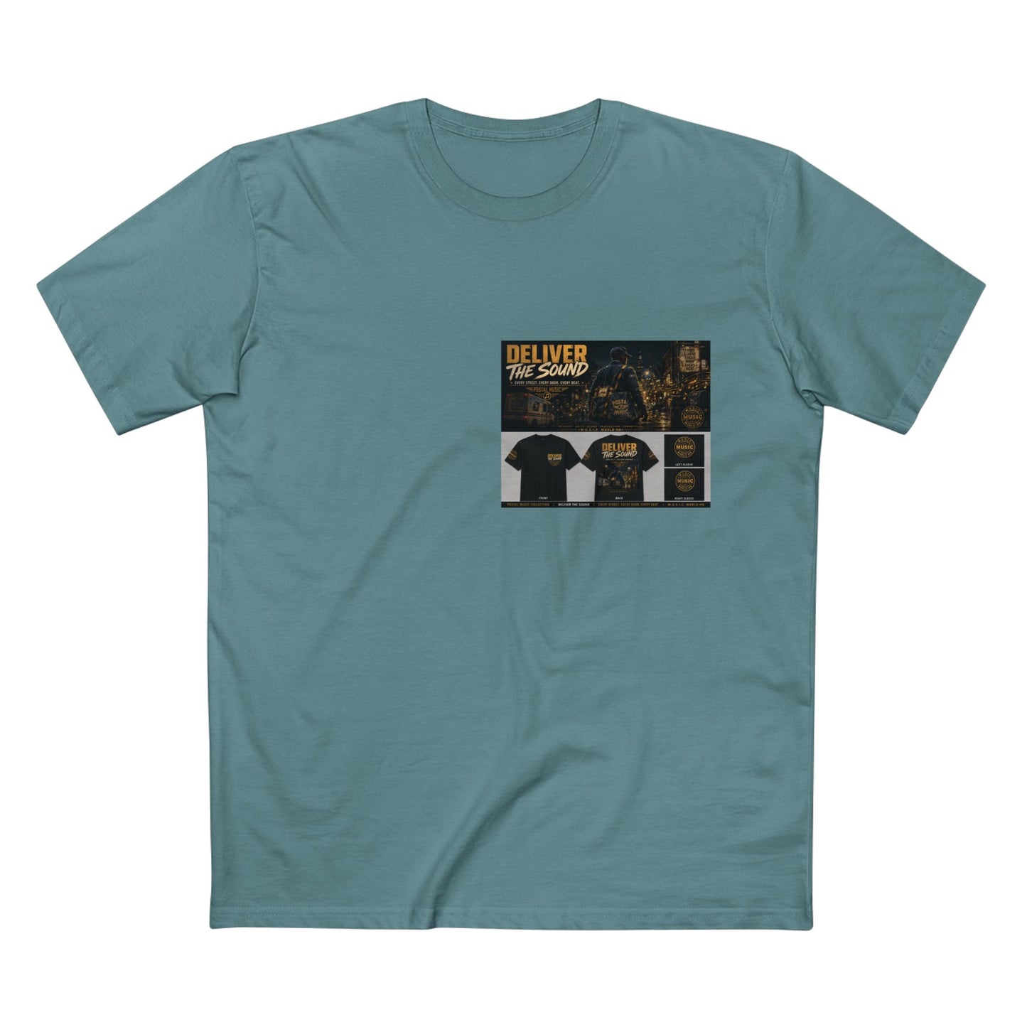 Postal Music — Deliver the Sound — Streetwear T-Shirt