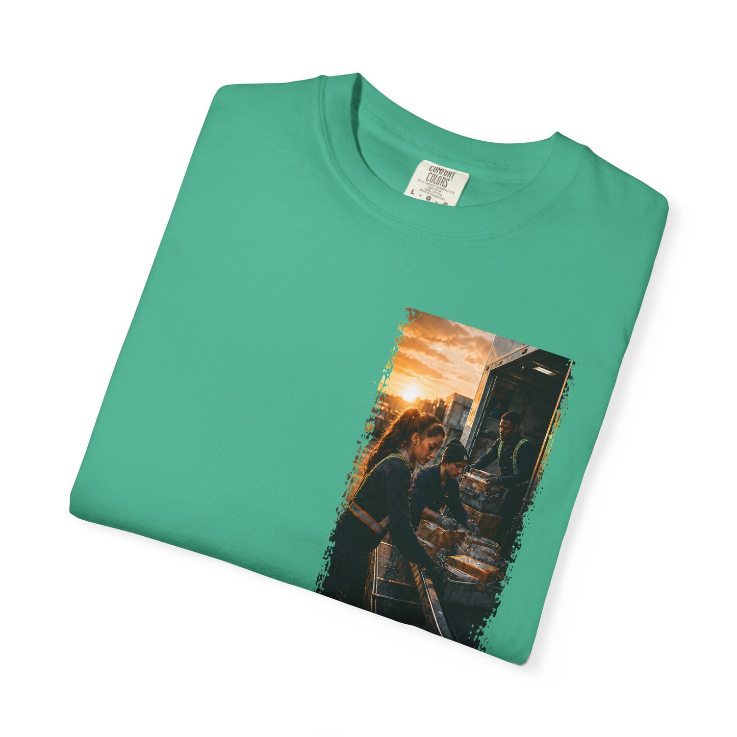 Postal Music — The Next Tour Garment-Dyed T-Shirt — Color Group 2 of 4