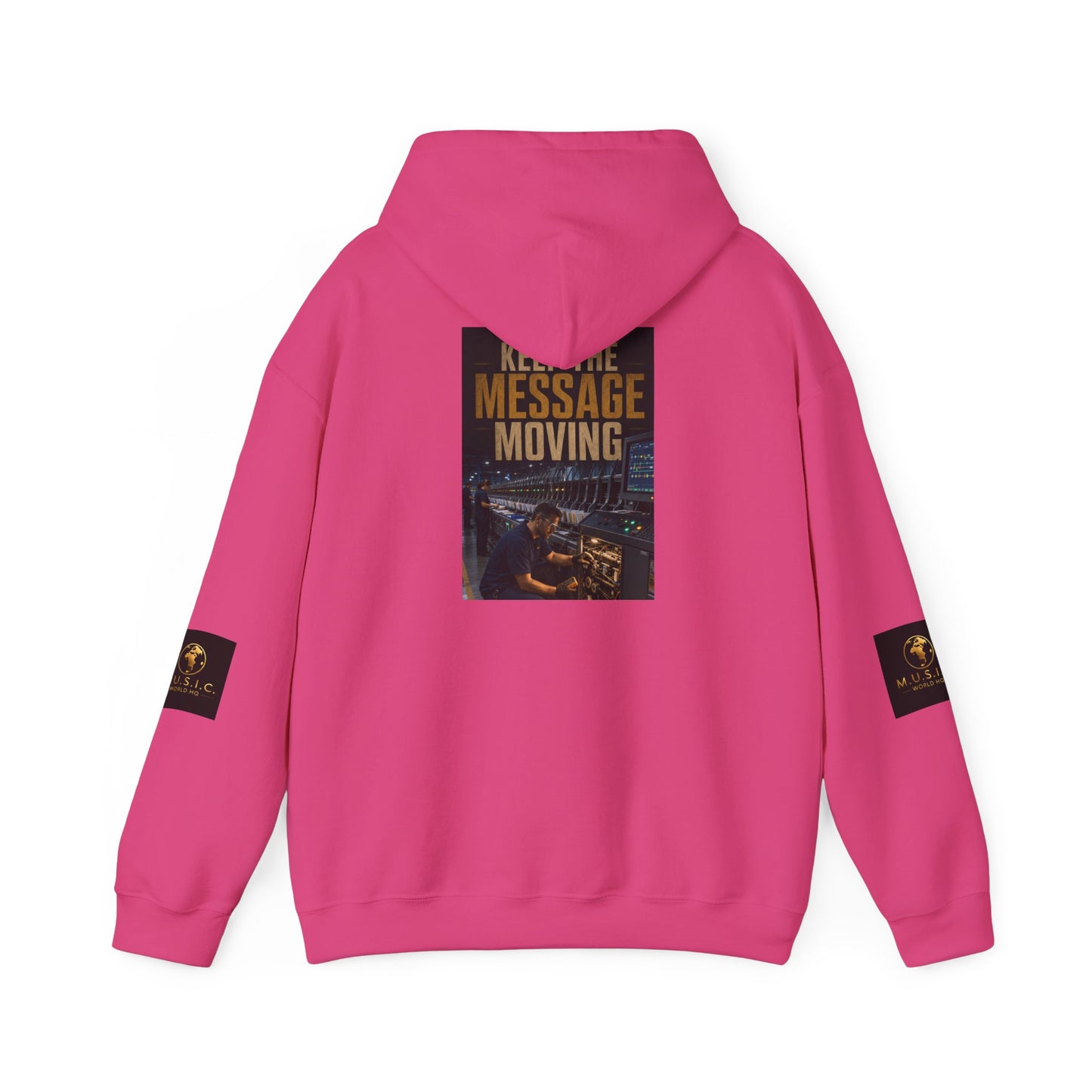 Postal Music — Keep the Message Moving — Core Pullover Hoodie
