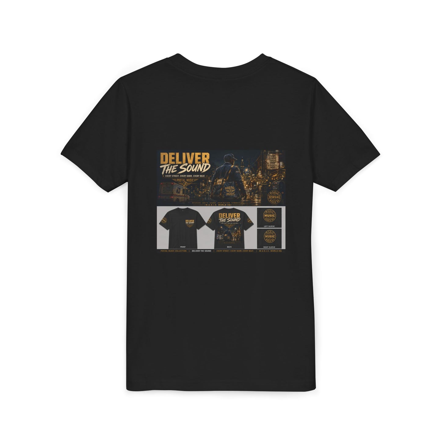 Postal Music — Deliver the Sound — Youth T-Shirt