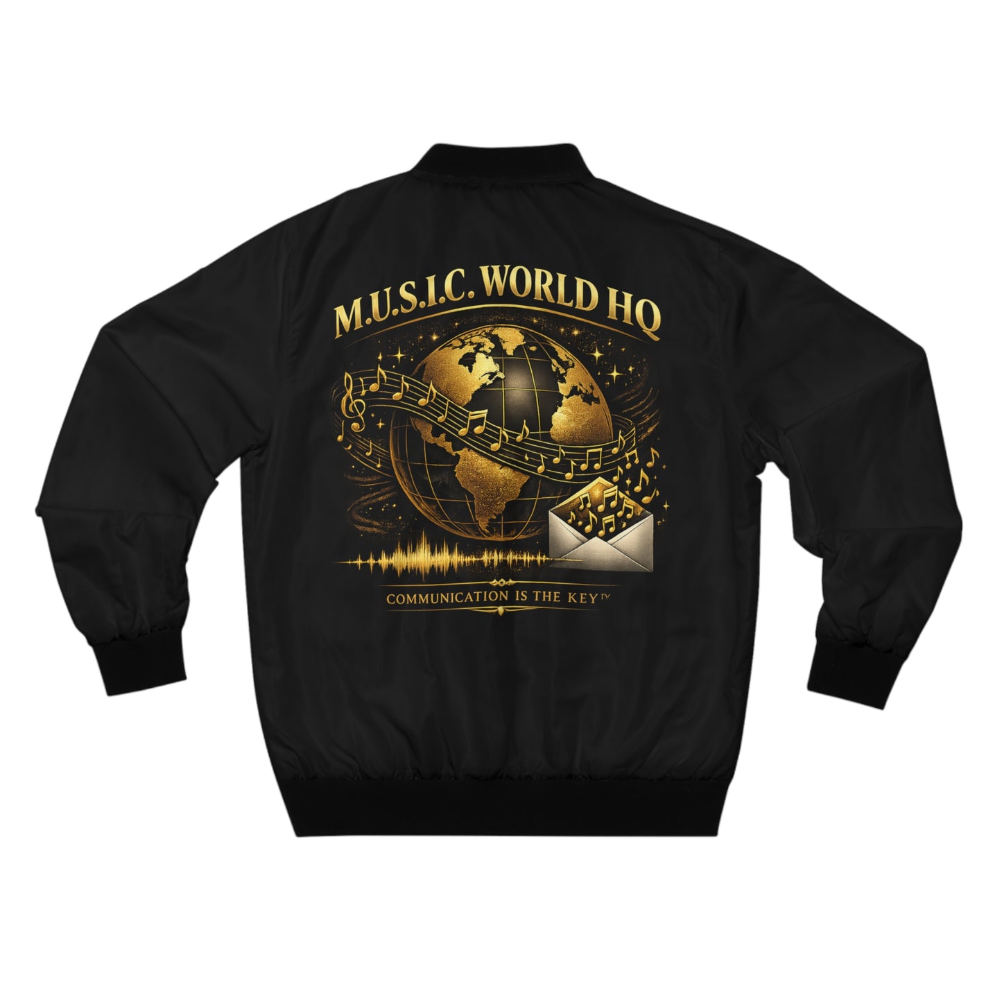 M.U.S.I.C. World HQ Executive Bomber Jacket