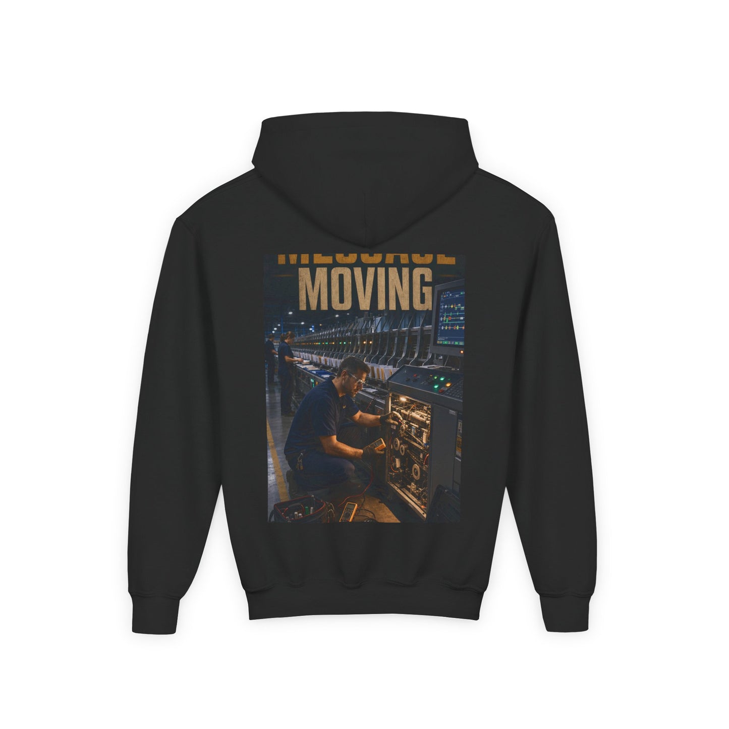 Postal Music — Keep the Message Moving — Youth Hoodie