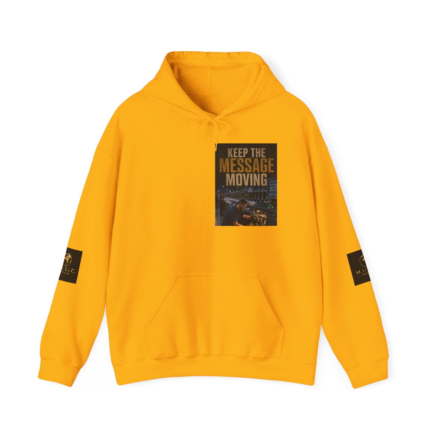 Postal Music — Keep the Message Moving — Core Pullover Hoodie