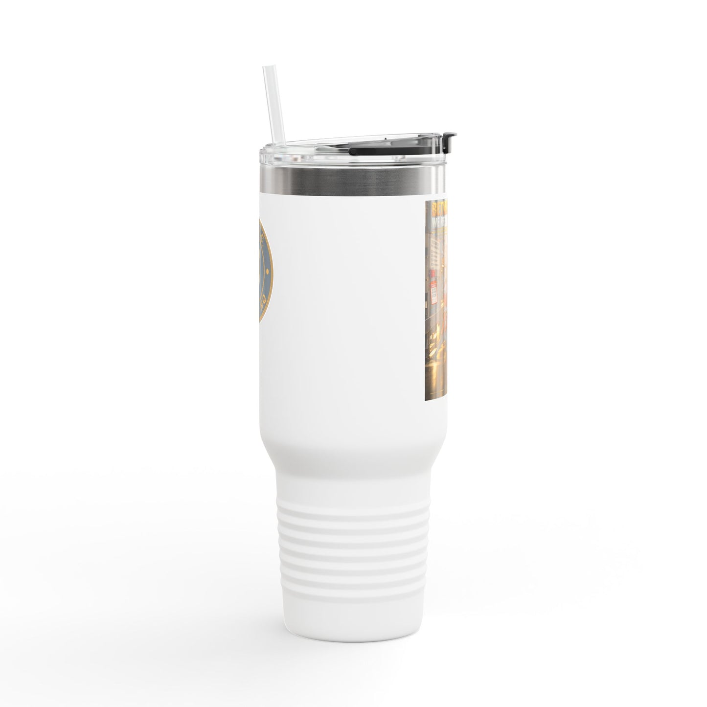 Postal Music - Between Tours, We Retune the System - Insulated Travel Tumbler 40oz