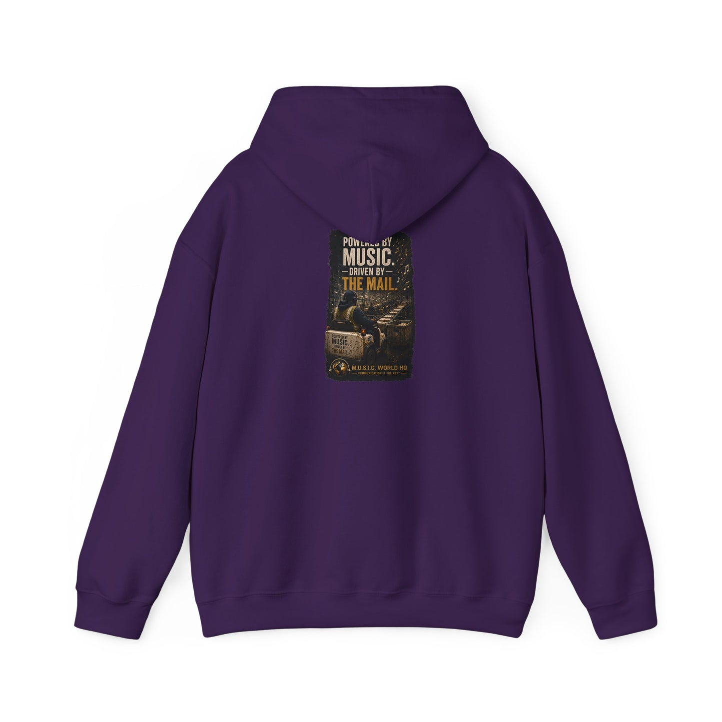 Postal Music - Powered by Music Hoodie - Colorways C