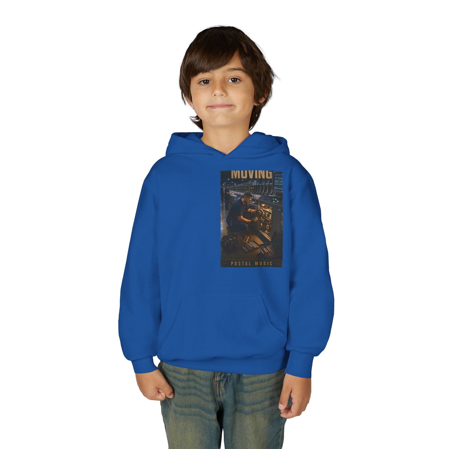 Postal Music — Keep the Message Moving — Youth Hoodie