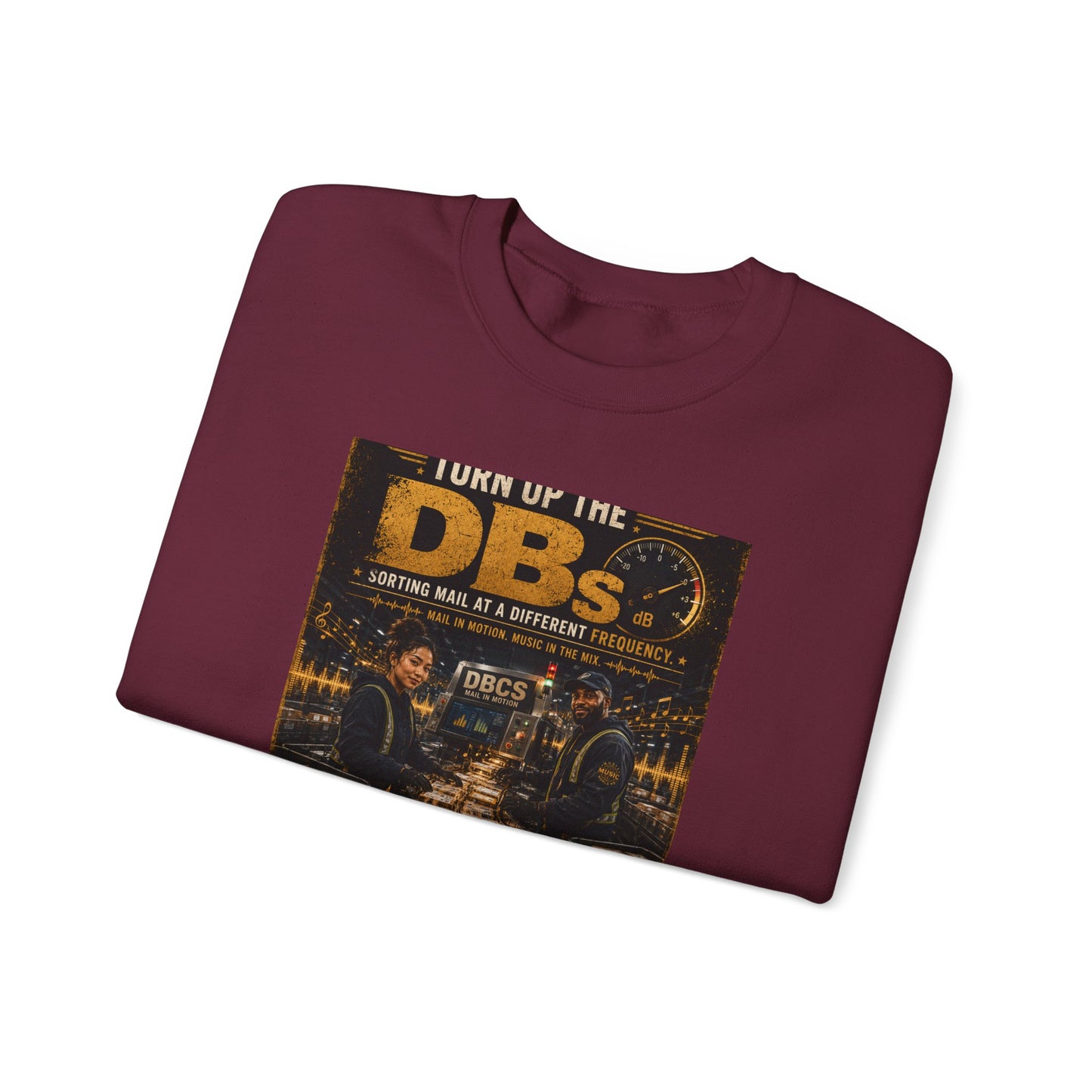 Turn Up the DBs — Men's Crewneck Sweatshirt (Jogger Set Top)
