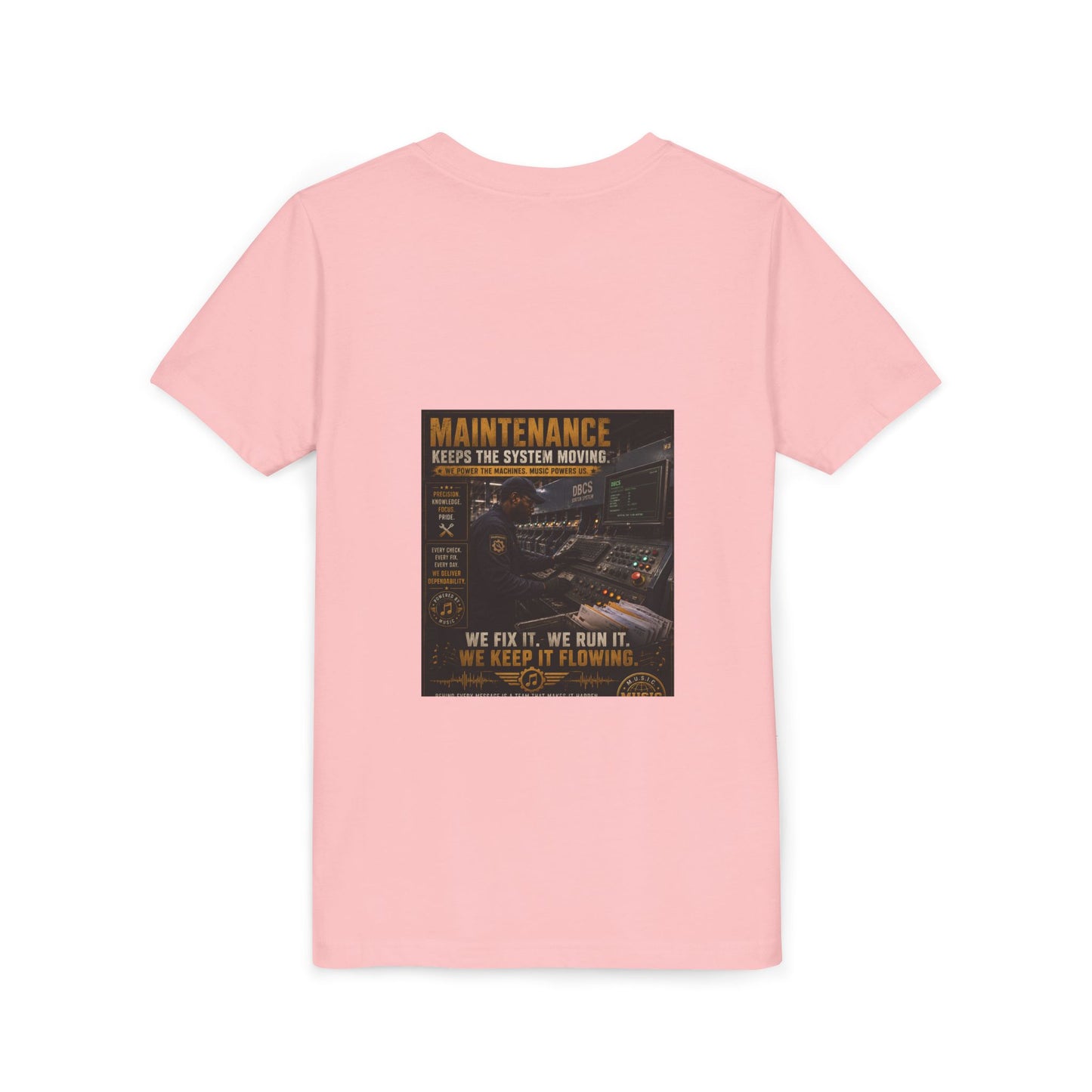 Postal Music — Maintenance Keeps the System Moving — Youth T-Shirt