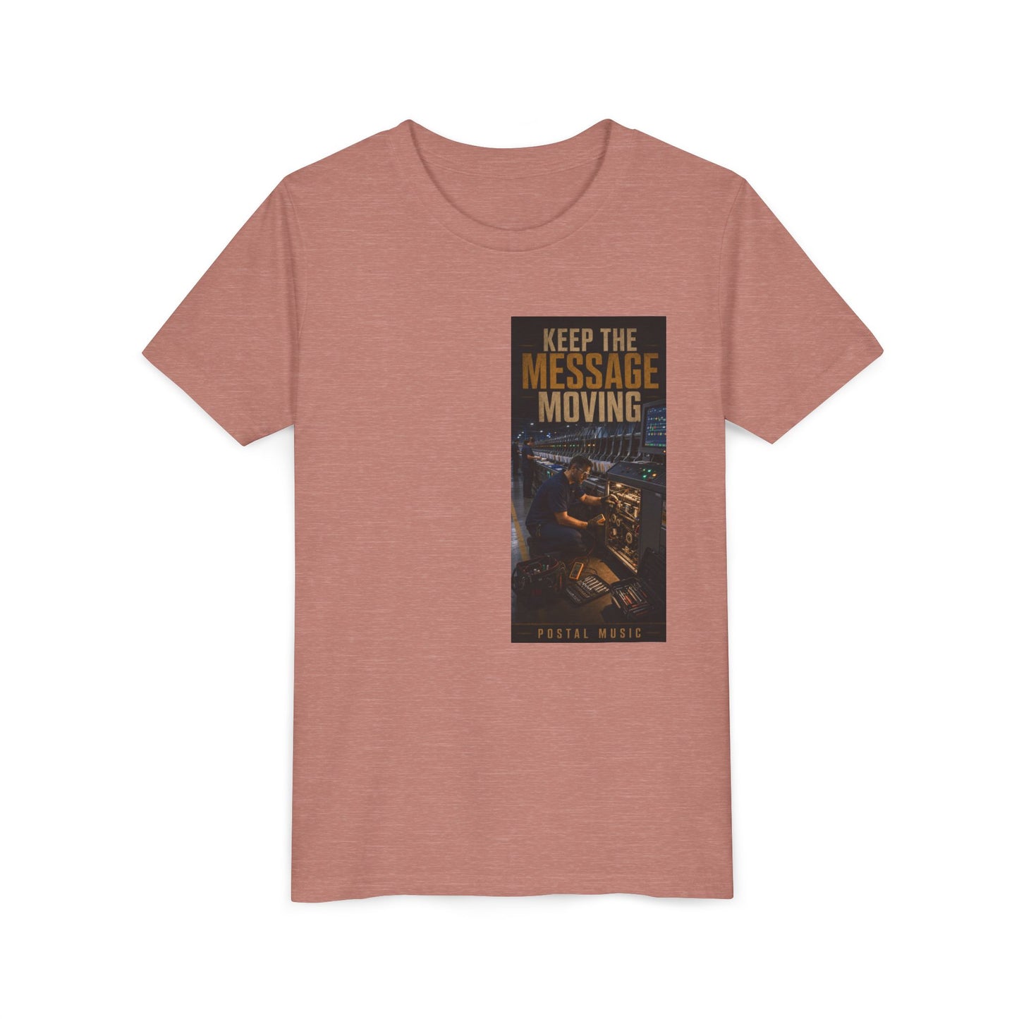 Postal Music — Keep the Message Moving — Youth T-Shirt