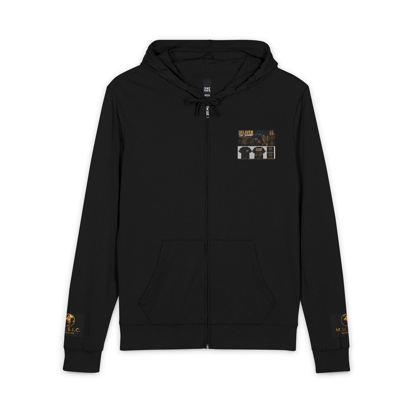 Postal Music — Deliver the Sound — Full-Zip Hoodie