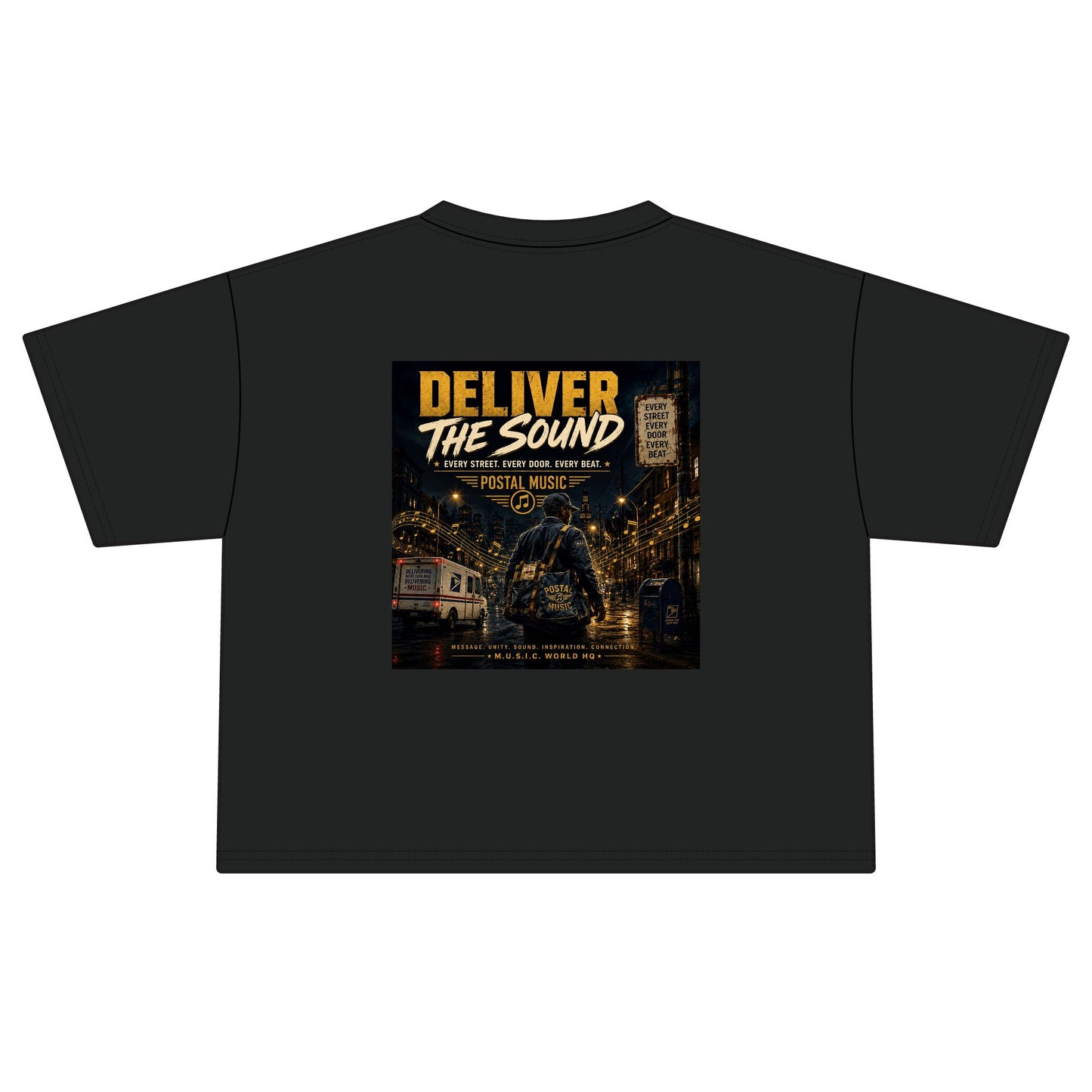 Postal Music — Deliver the Sound — Women's Boxy T-Shirt
