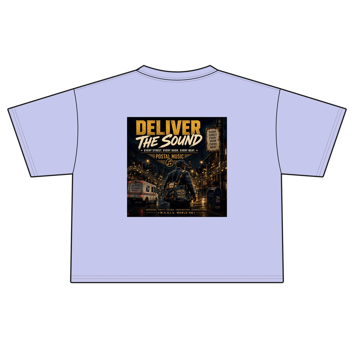 Postal Music — Deliver the Sound — Women's Boxy T-Shirt