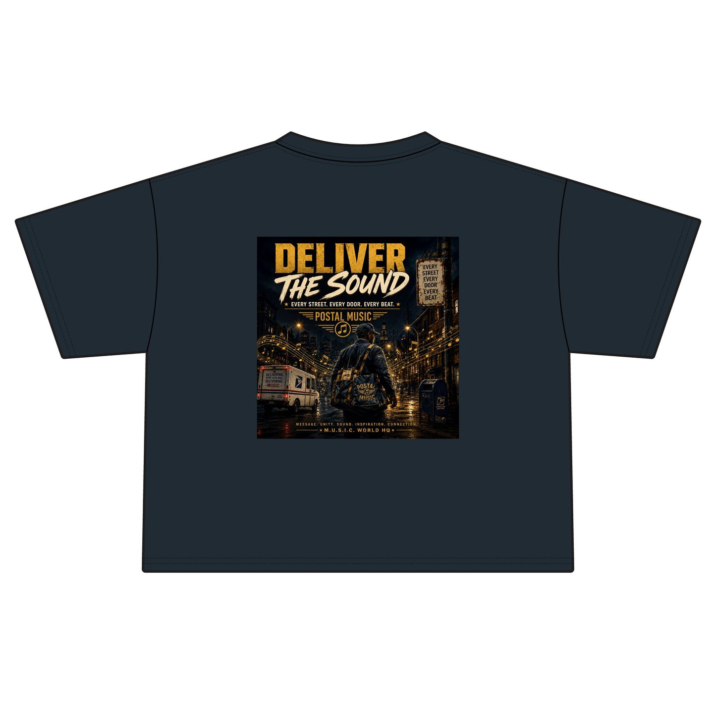 Postal Music — Deliver the Sound — Women's Boxy T-Shirt