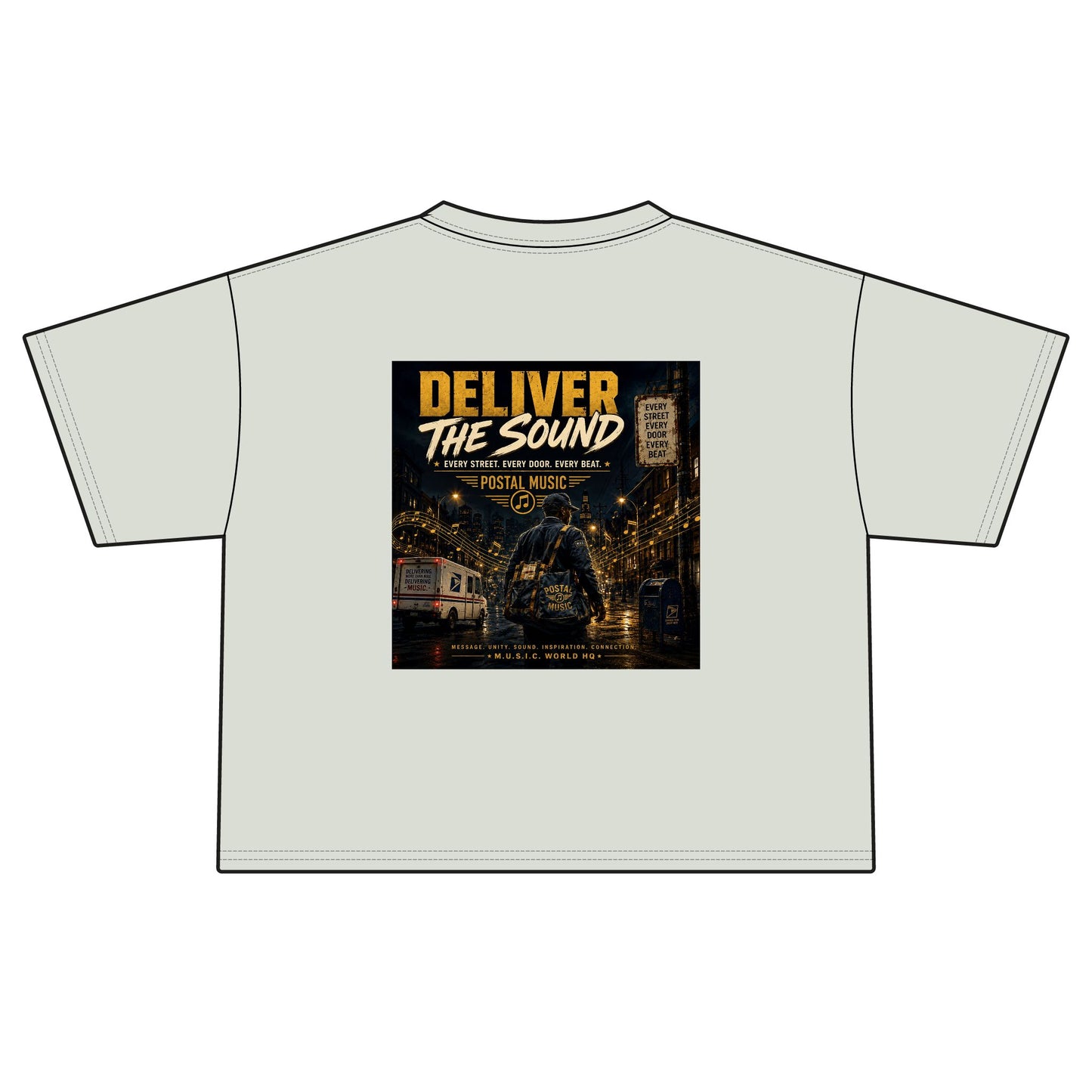 Postal Music — Deliver the Sound — Women's Boxy T-Shirt