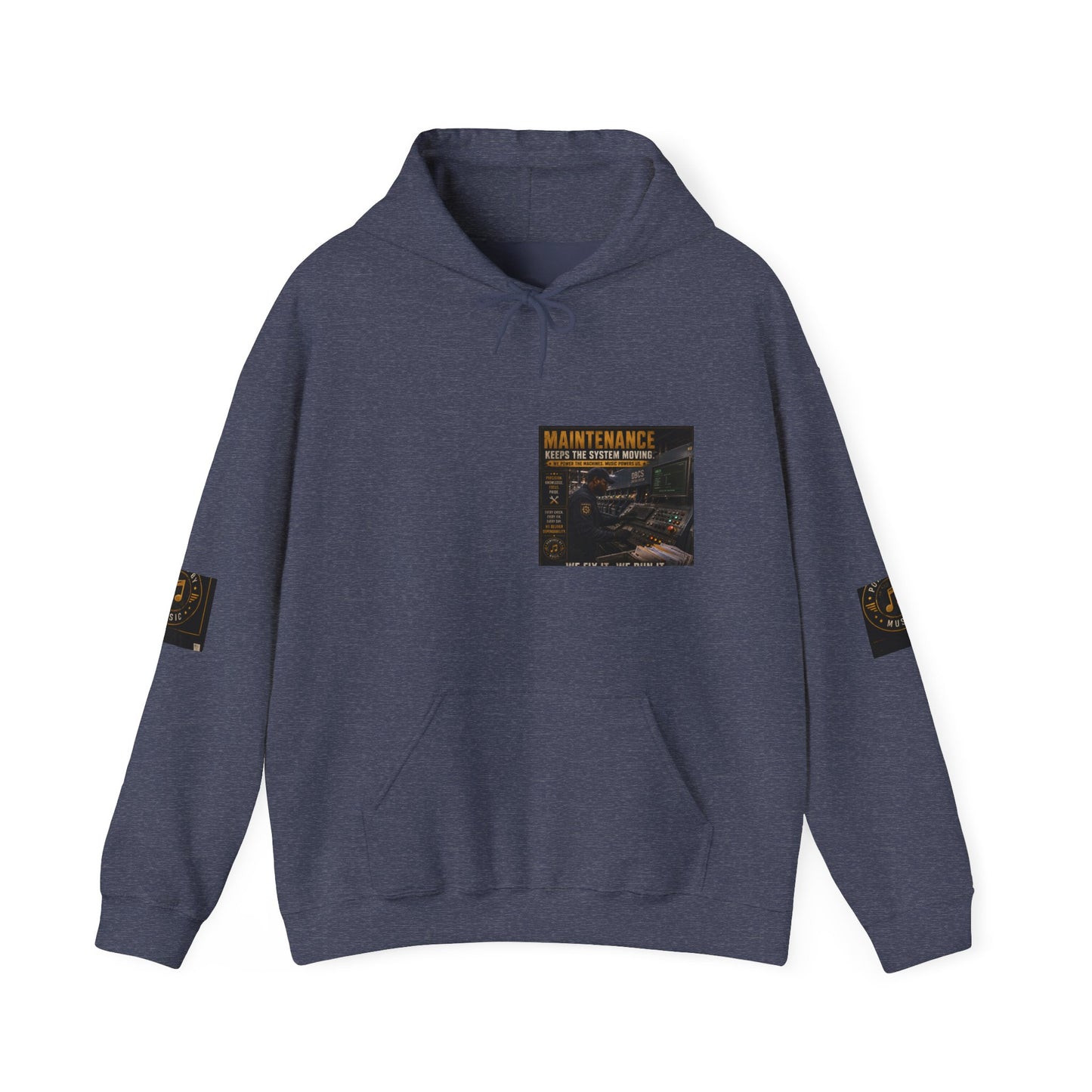 Postal Music — Maintenance Keeps the System Moving — Core Pullover Hoodie
