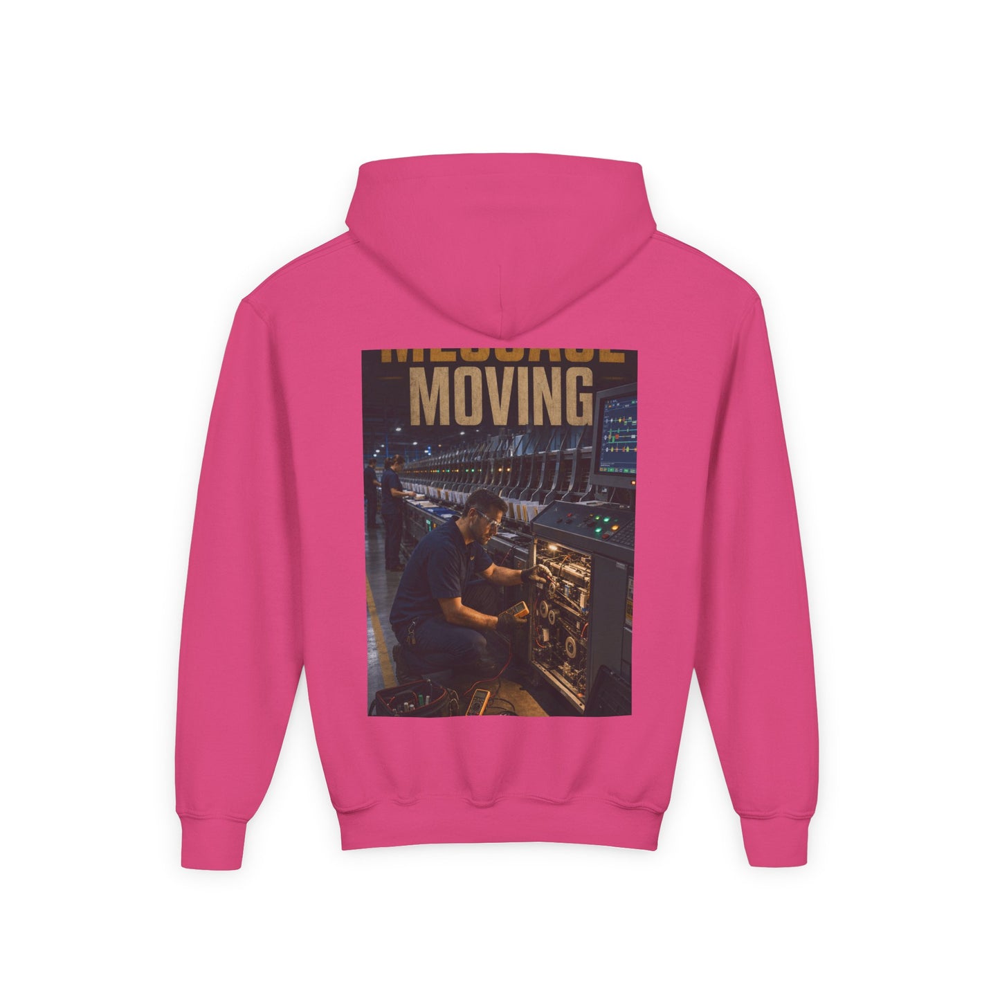 Postal Music — Keep the Message Moving — Youth Hoodie