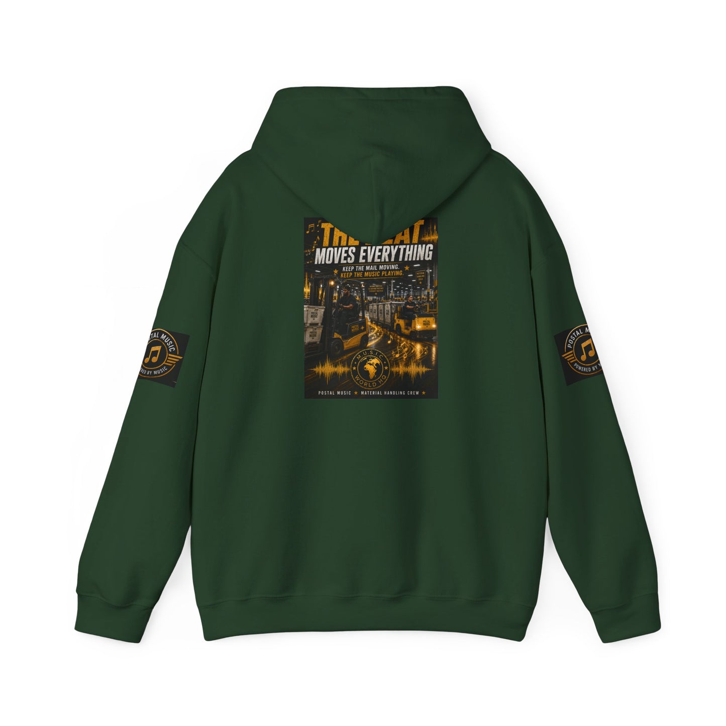 The Beat Moves Everything — Men's Hoodie | Postal Music
