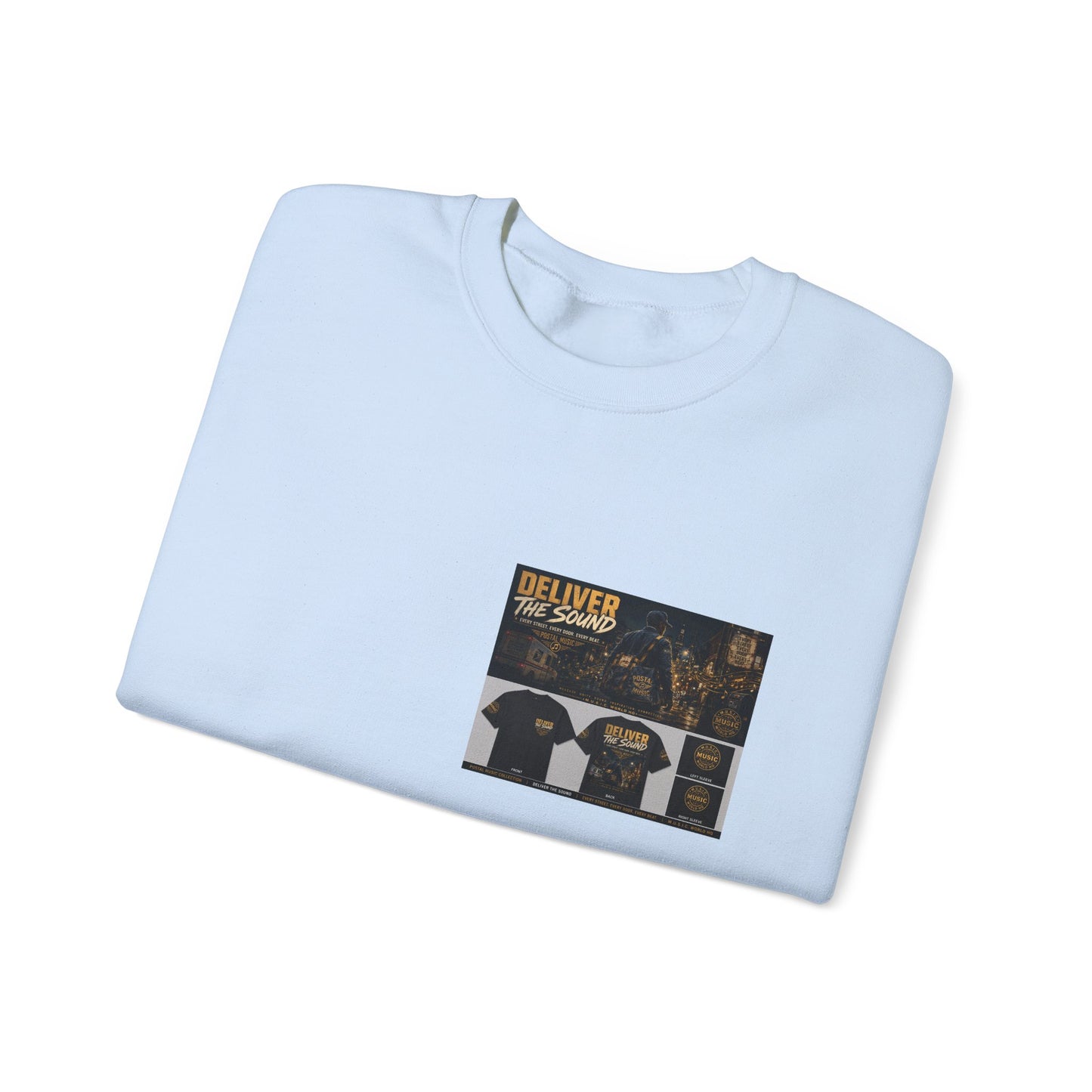 Postal Music — Deliver the Sound — Core Crewneck Sweatshirt