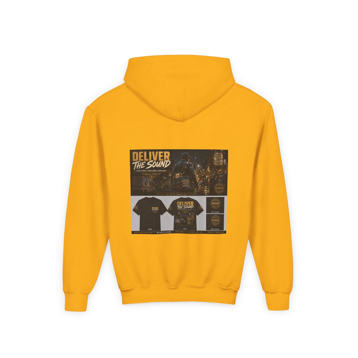 Postal Music — Deliver the Sound — Youth Hoodie