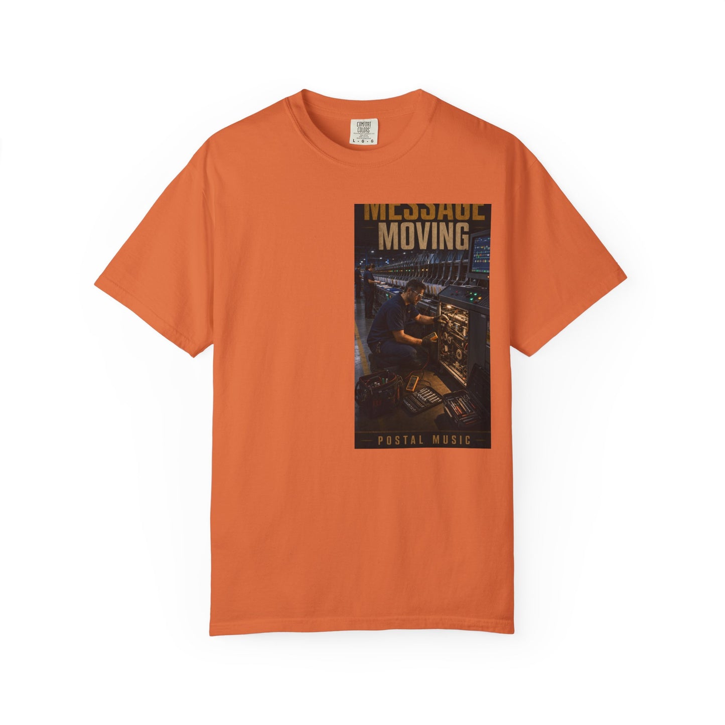 Postal Music — Keep the Message Moving — Garment-Dyed T-Shirt